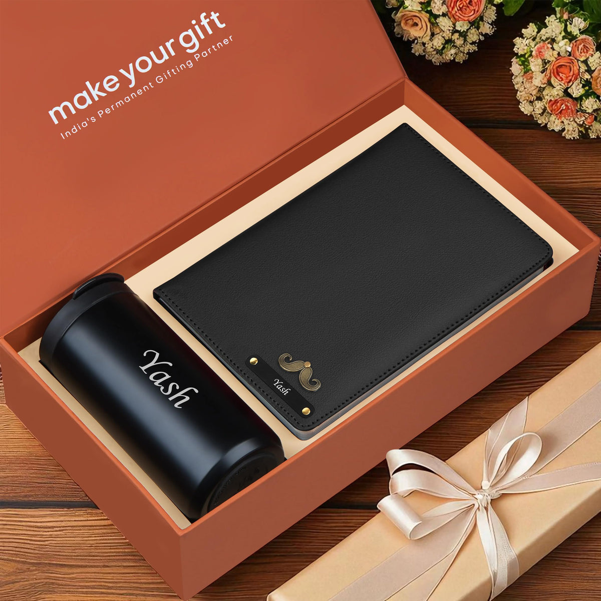 Personalized Diary & Tumbler Combo