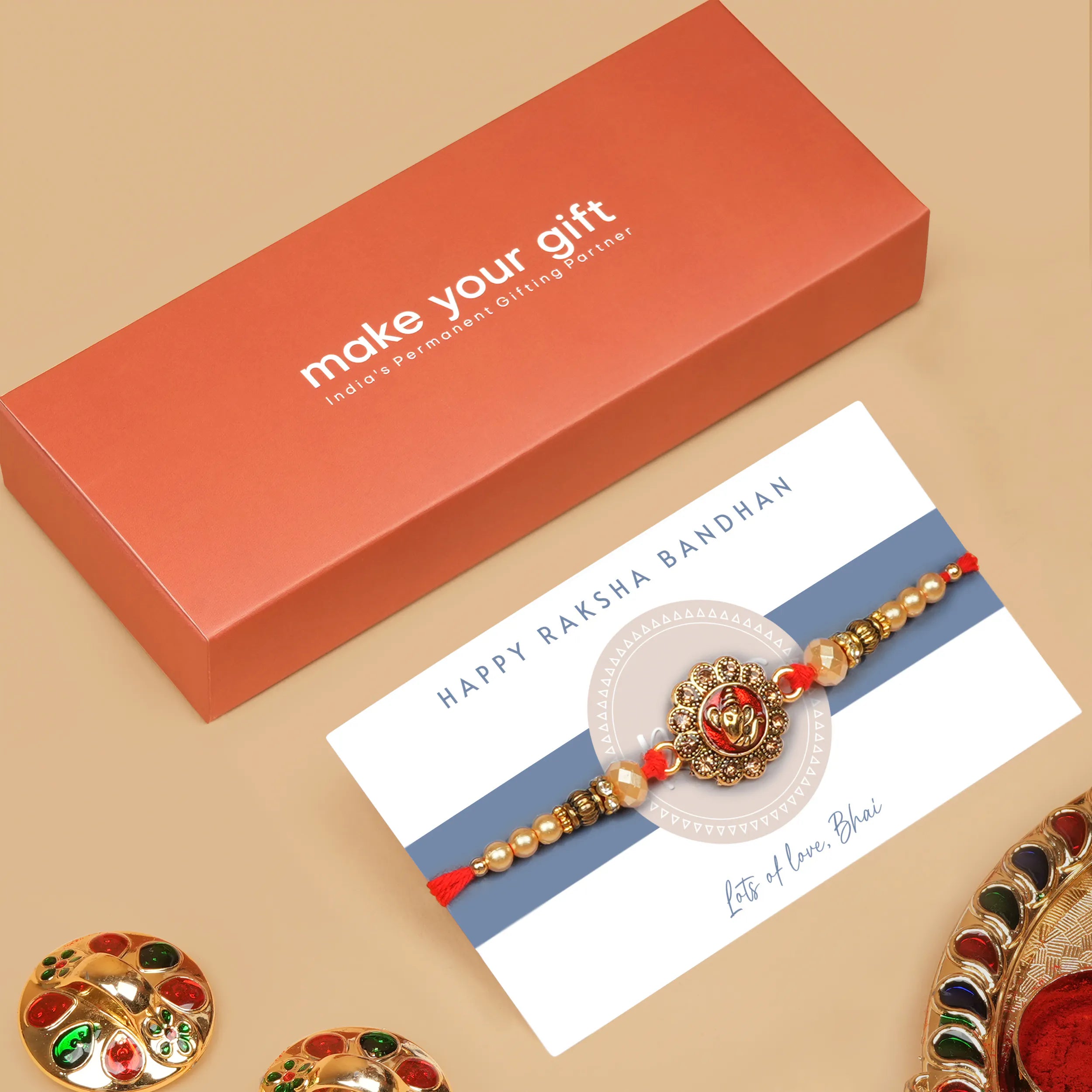 Shri Ganesh Pearl Rakhi