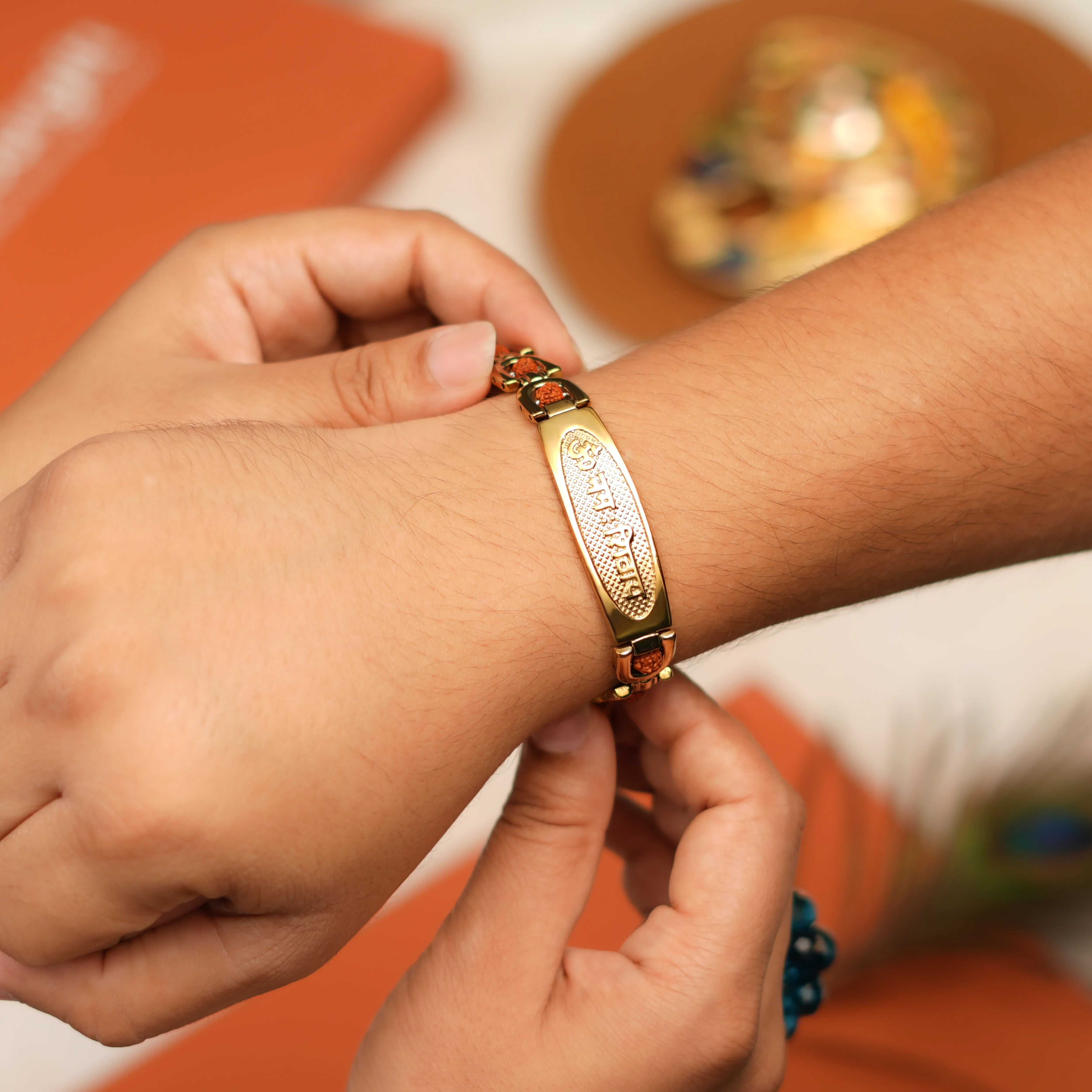 Om Namah Shivay Spiritual Rudraksh Bracelet