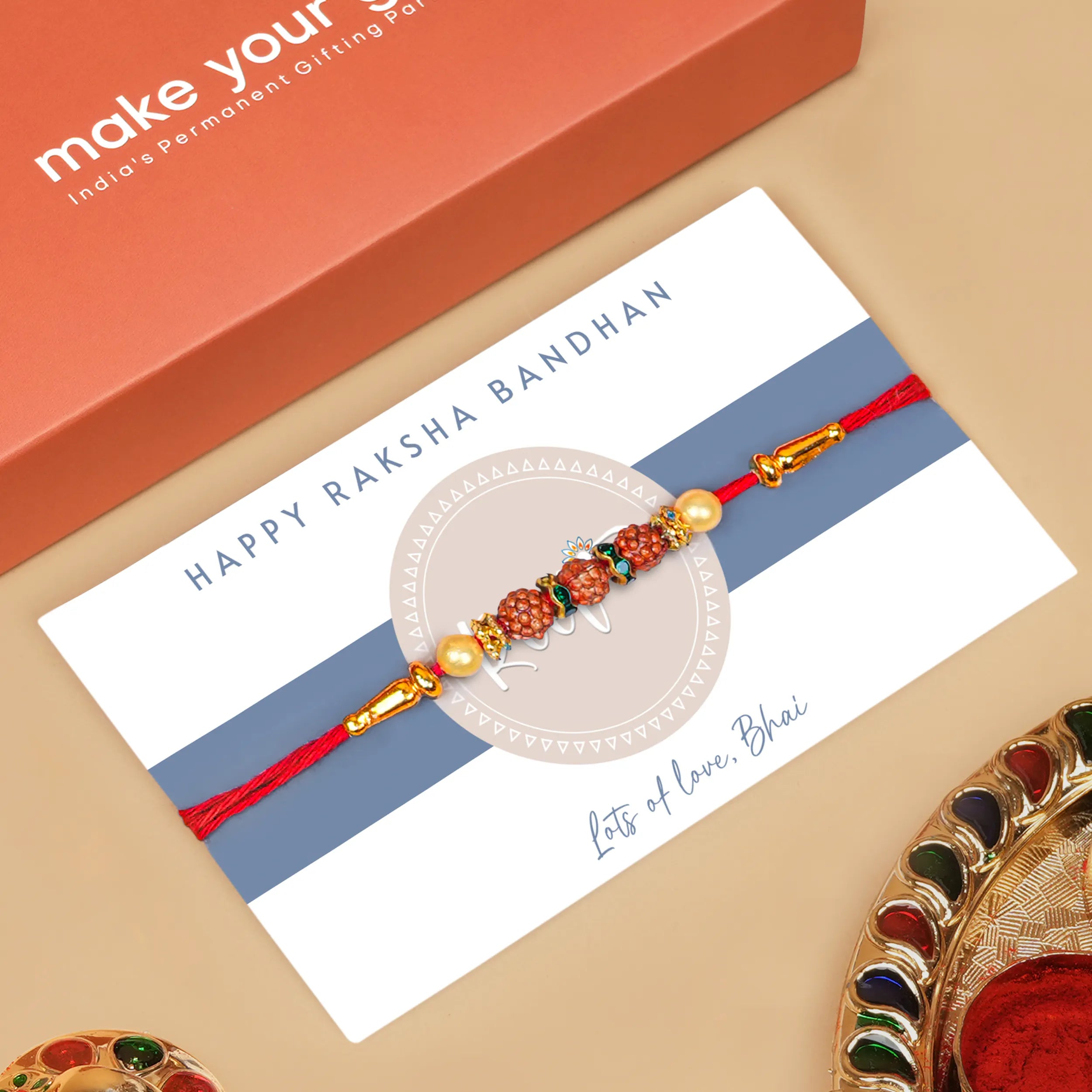 Handcrafted Divya Rudra Bandhan Rakhi