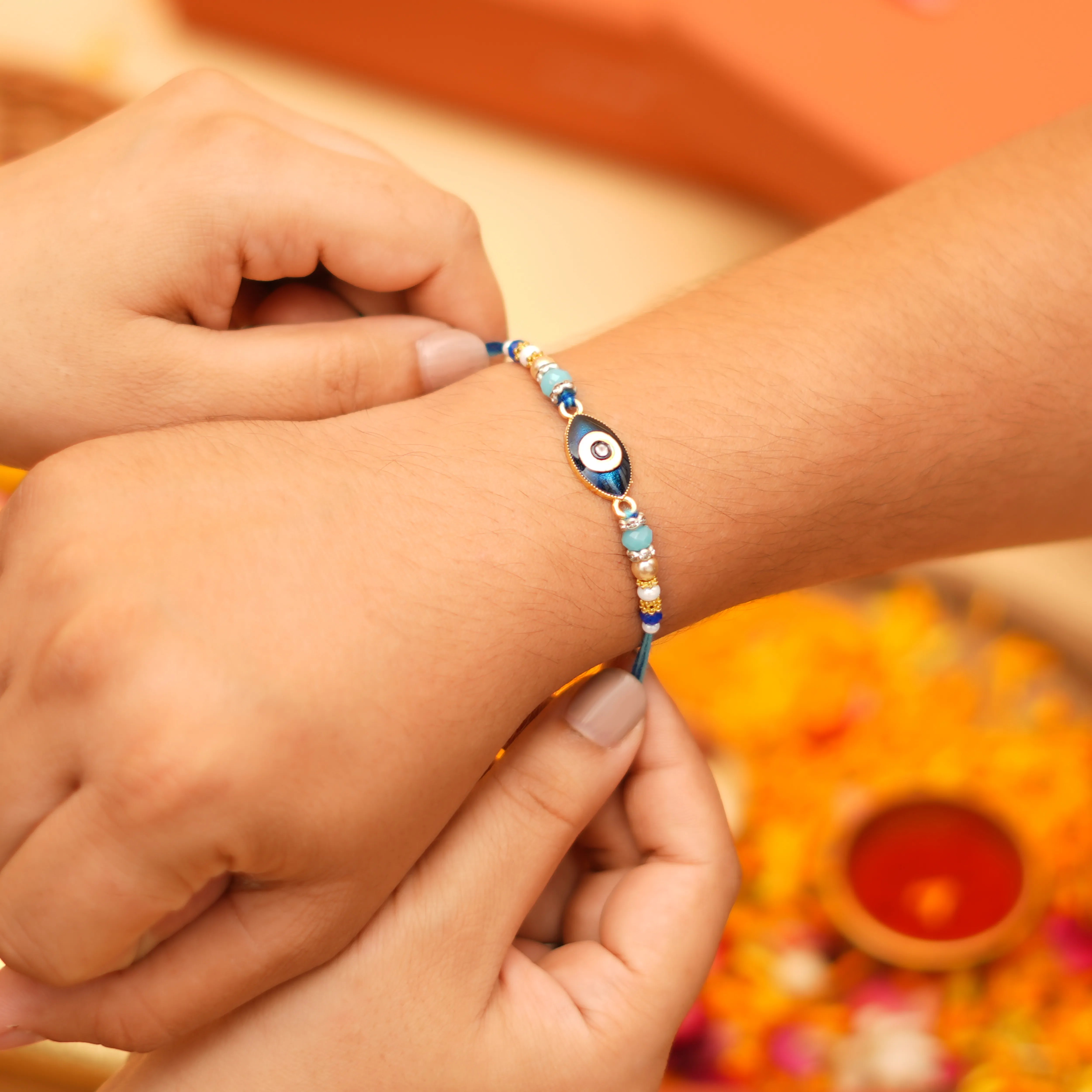 Handcrafted Raksha Kavach Ethnic Rakhi
