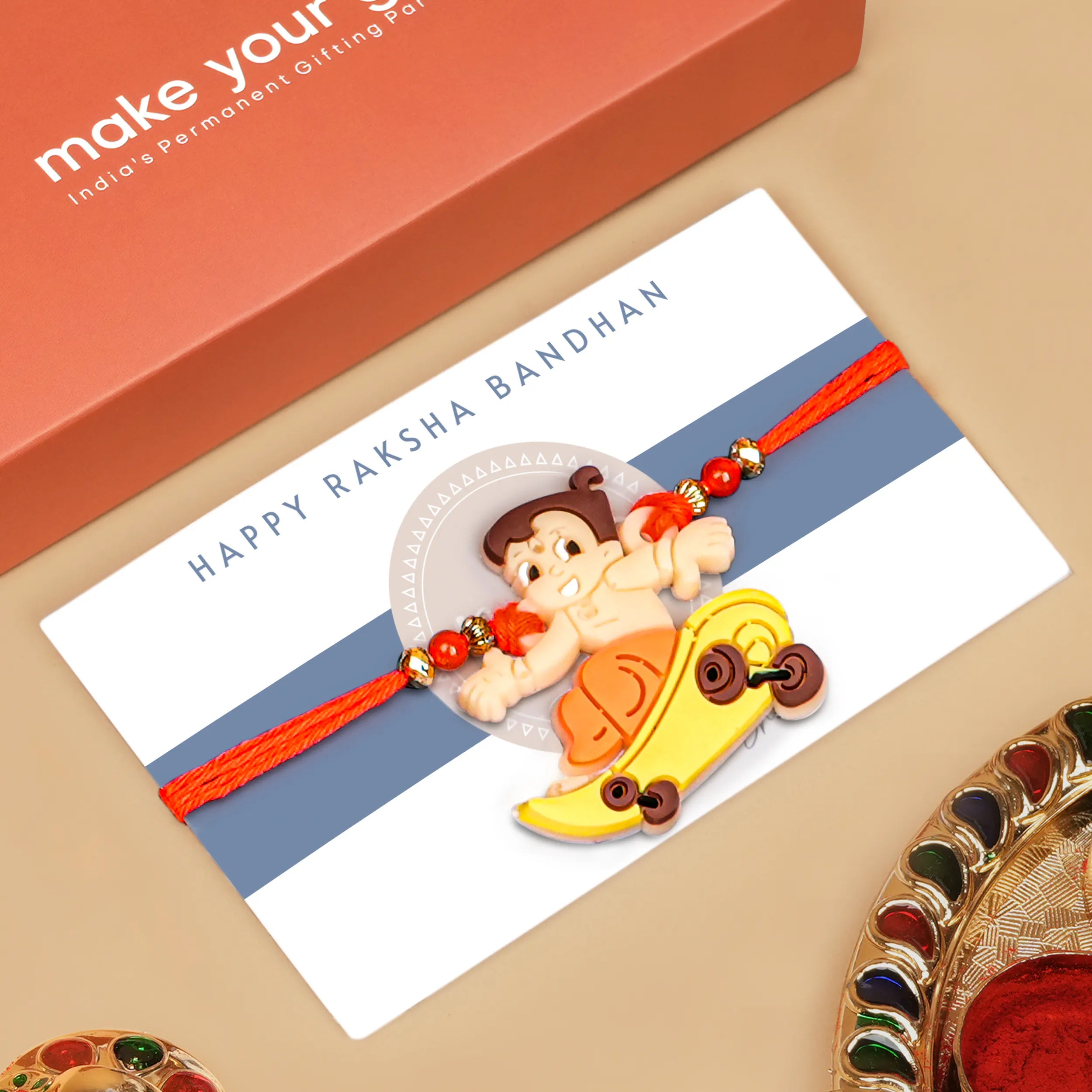 Handcrafted Chota Bheem Kids Rakhi