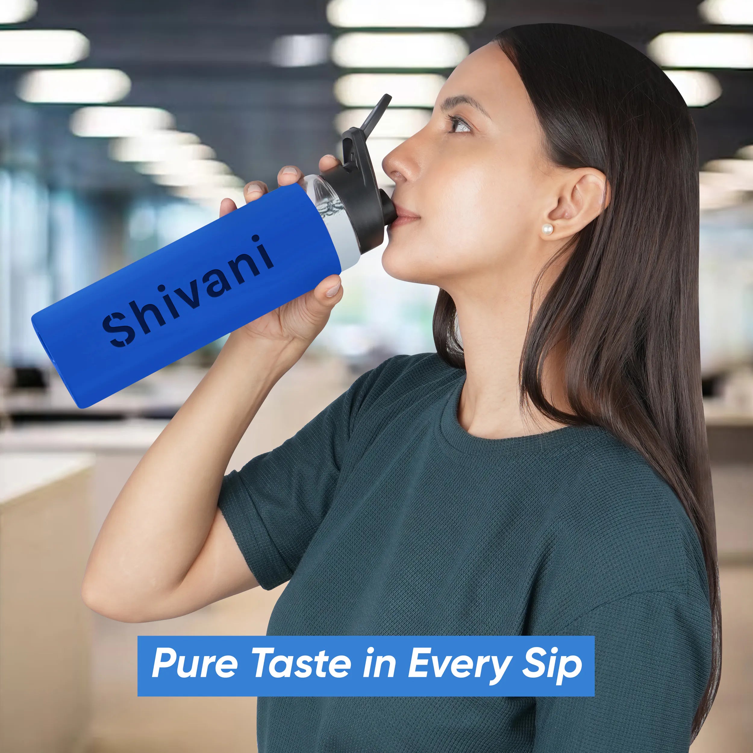 Personalized Pure Wrap Borosilicate Sipper Bottle - 750ML