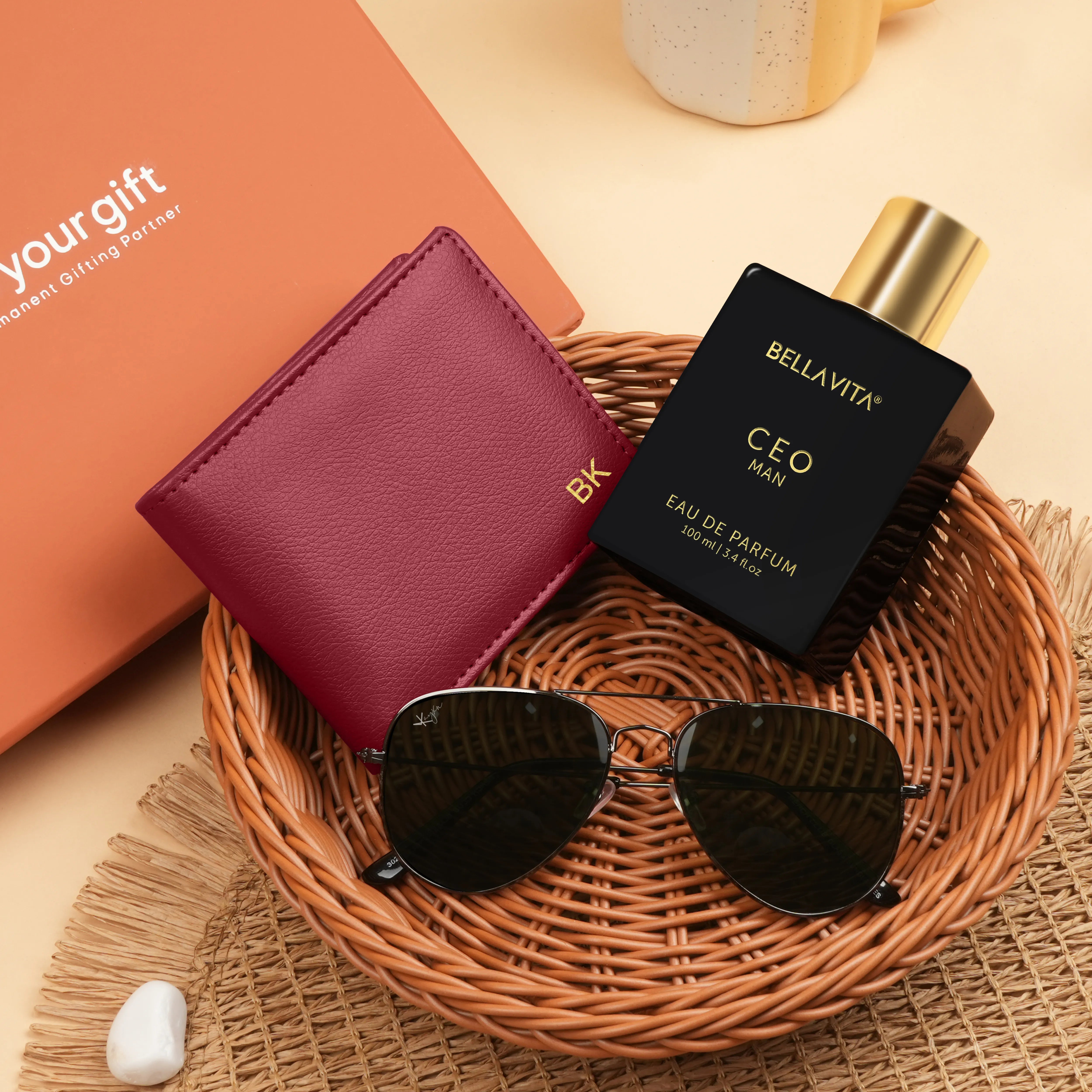 Wallet Sunglasses And Perfume Gift Hamper