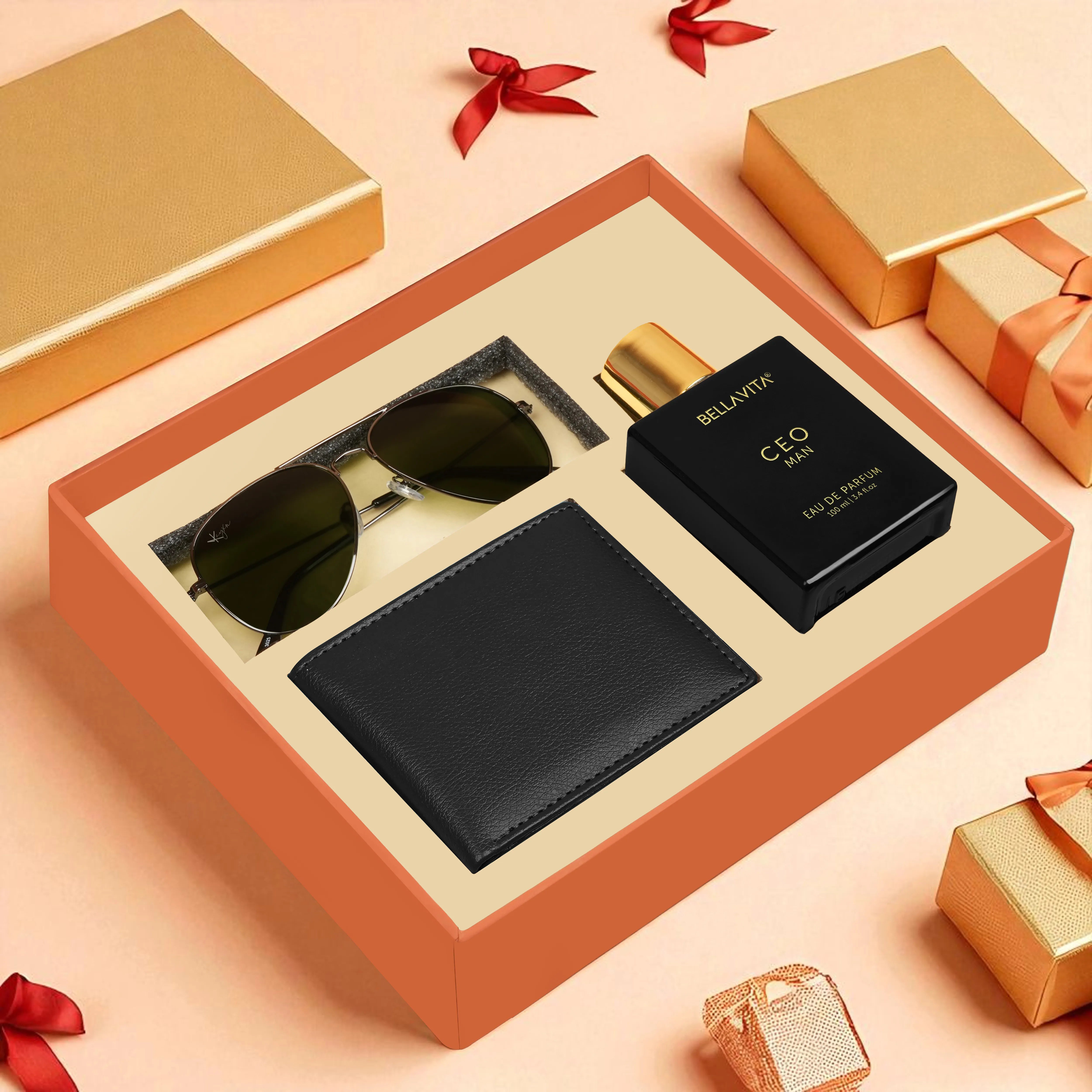 Wallet Sunglasses And Perfume Gift Hamper