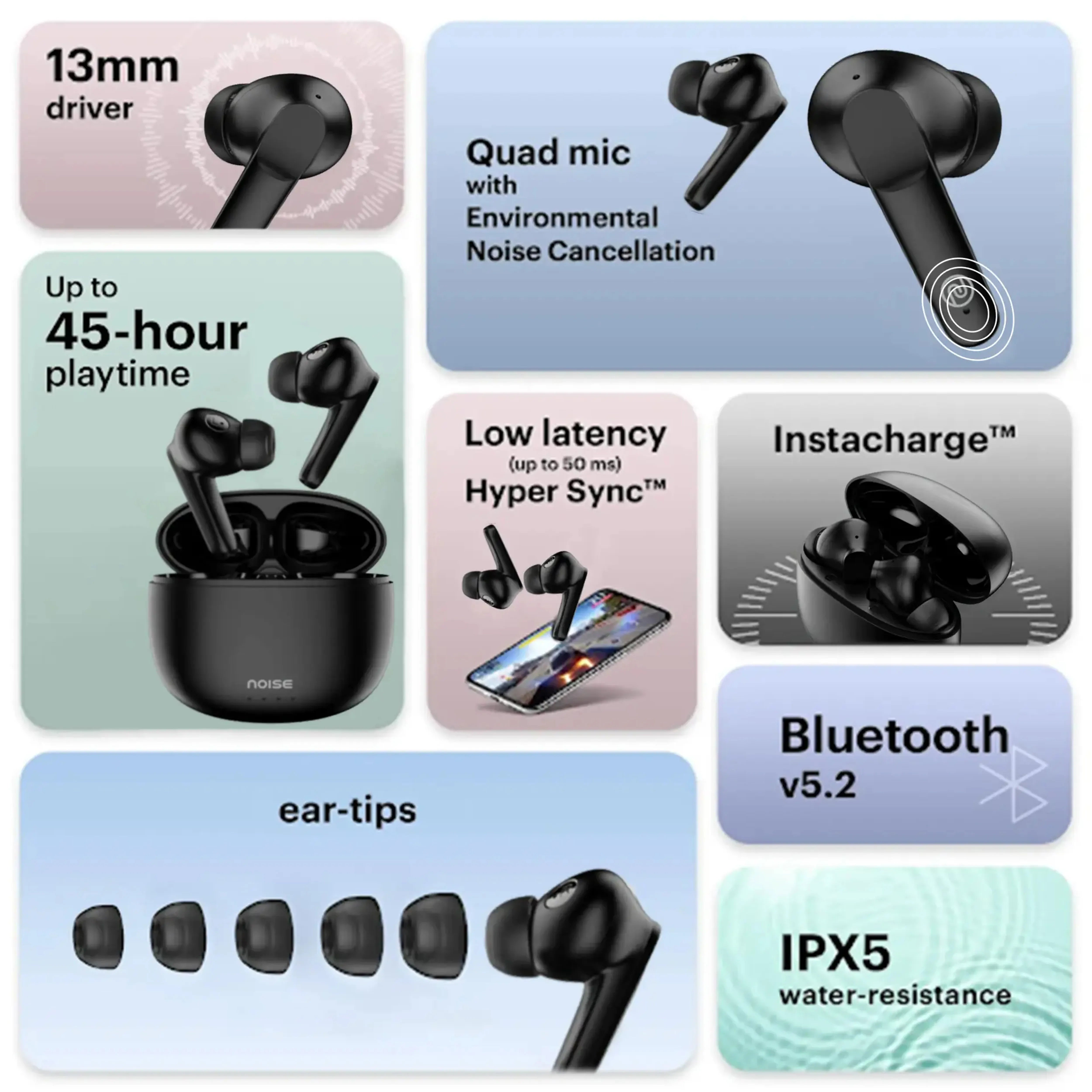 Diary Clutch Earbuds Pen & Eyewear Case Gift Hamper