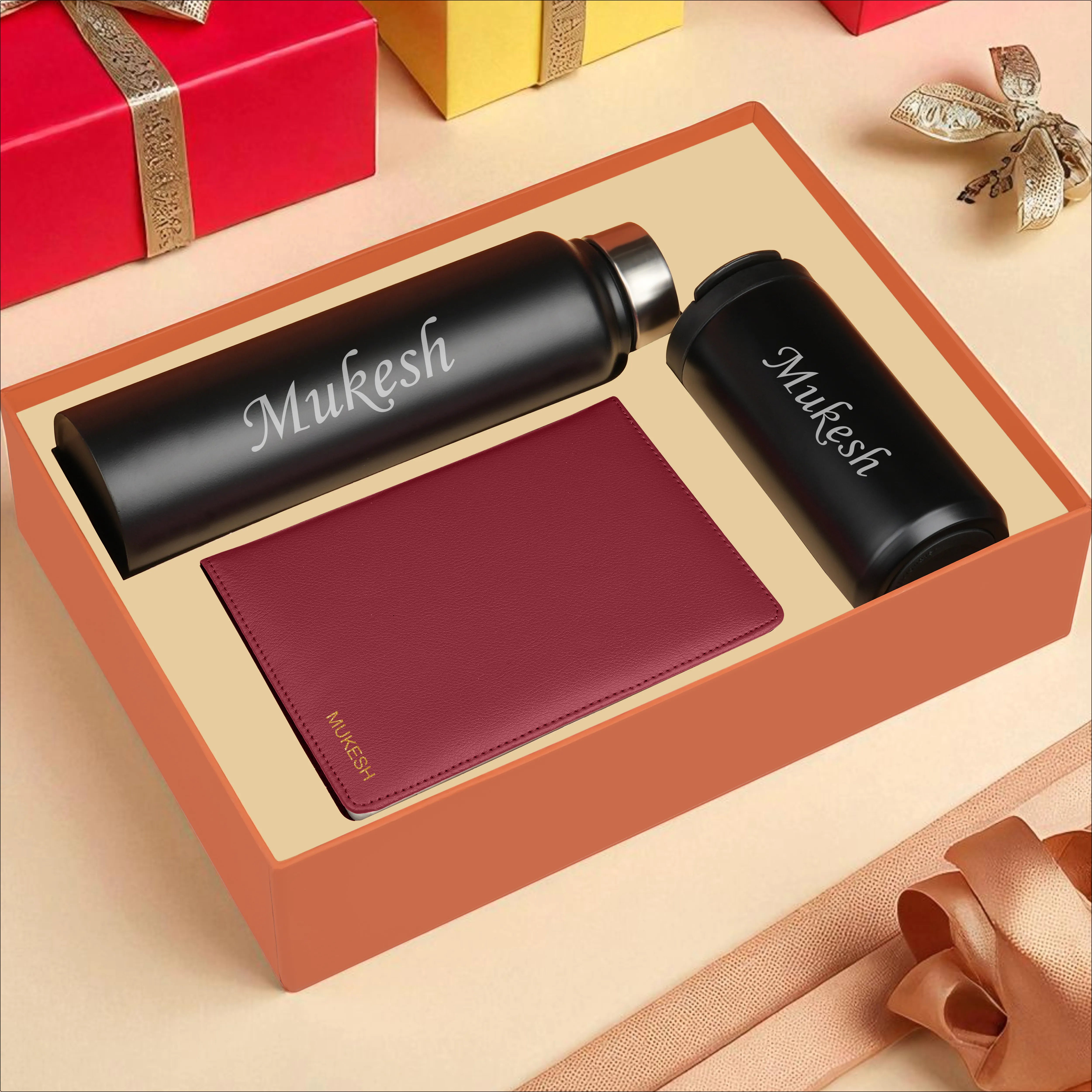 Diary Bottle & Tumbler Gift Hamper