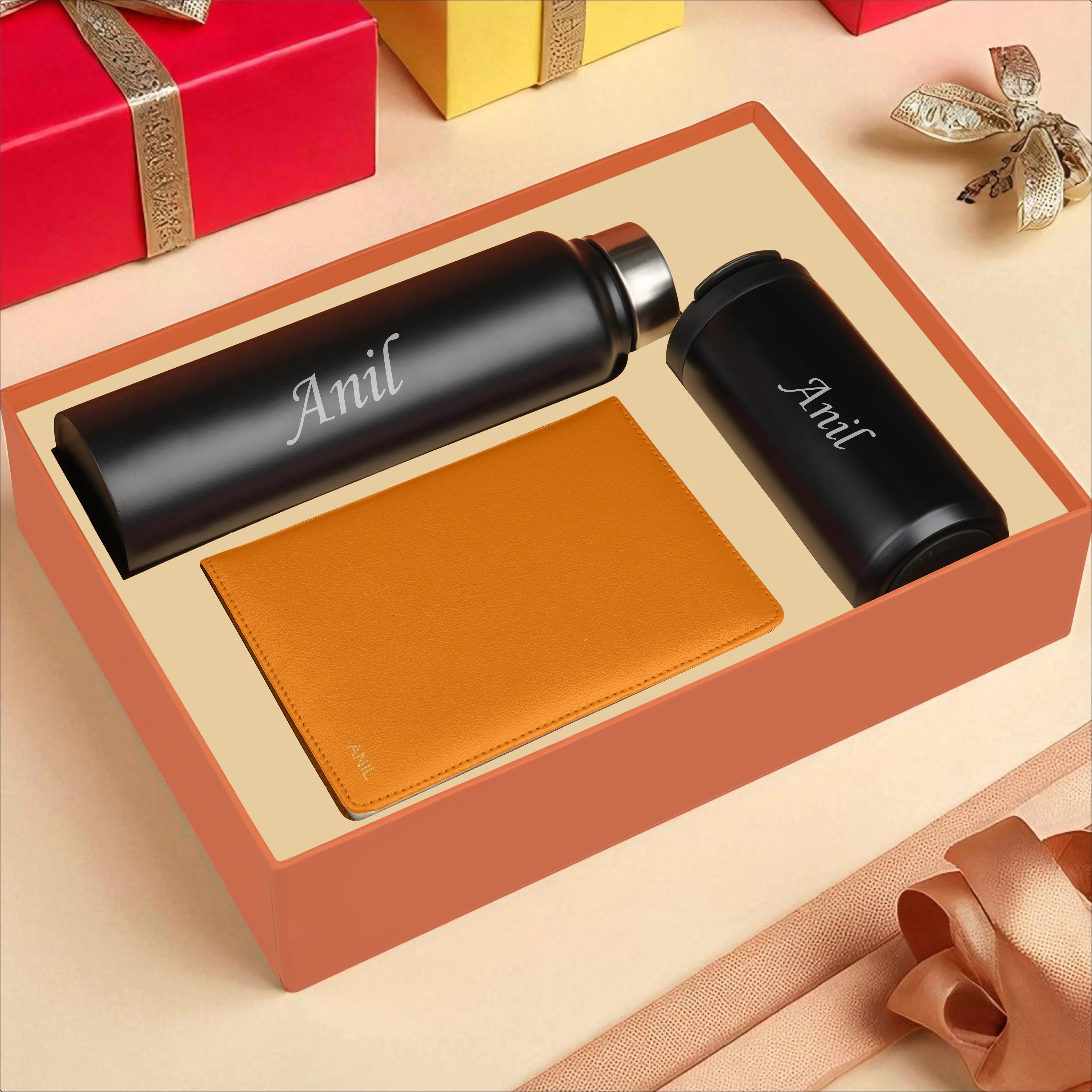 Diary Bottle & Tumbler Gift Hamper