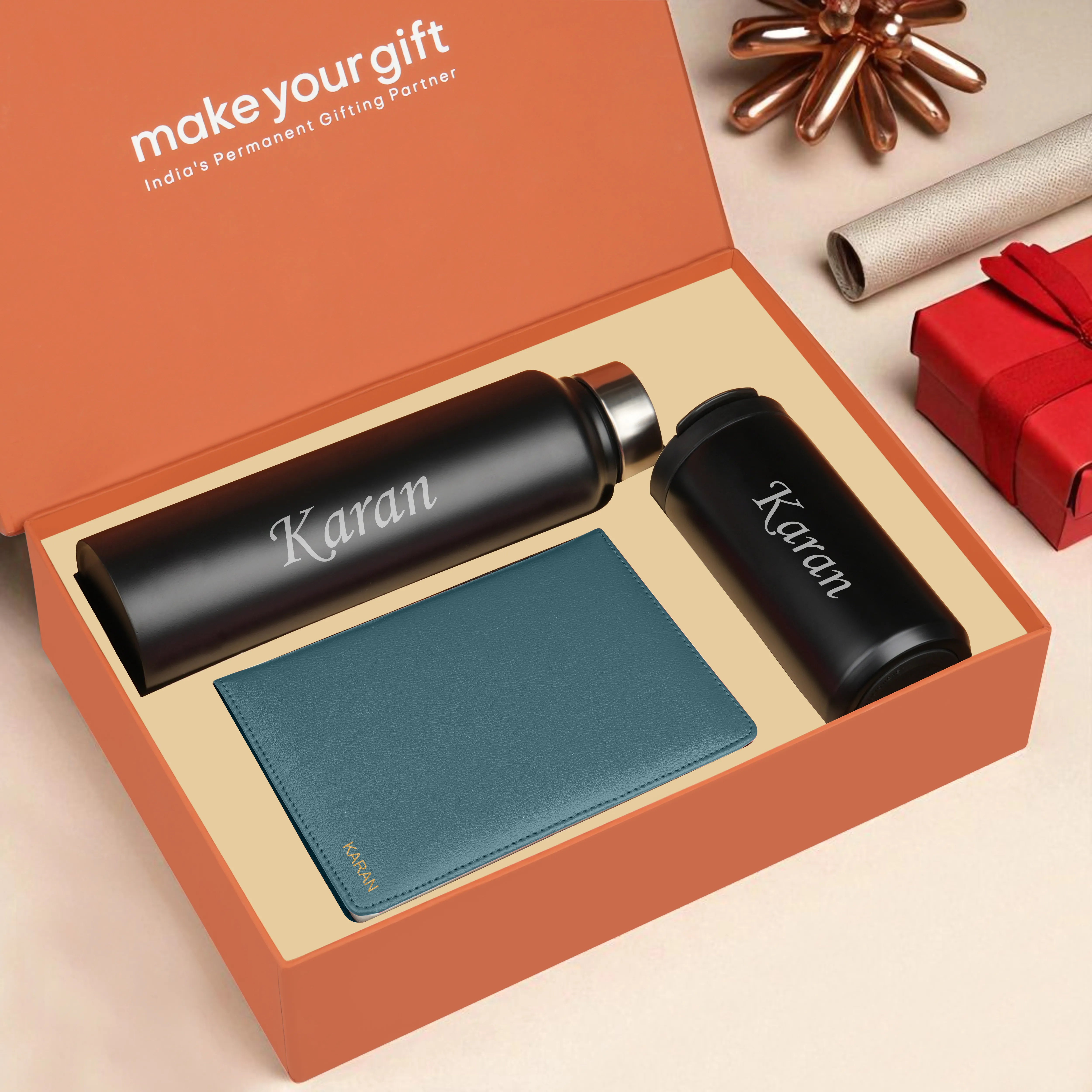 Diary Bottle & Tumbler Gift Hamper