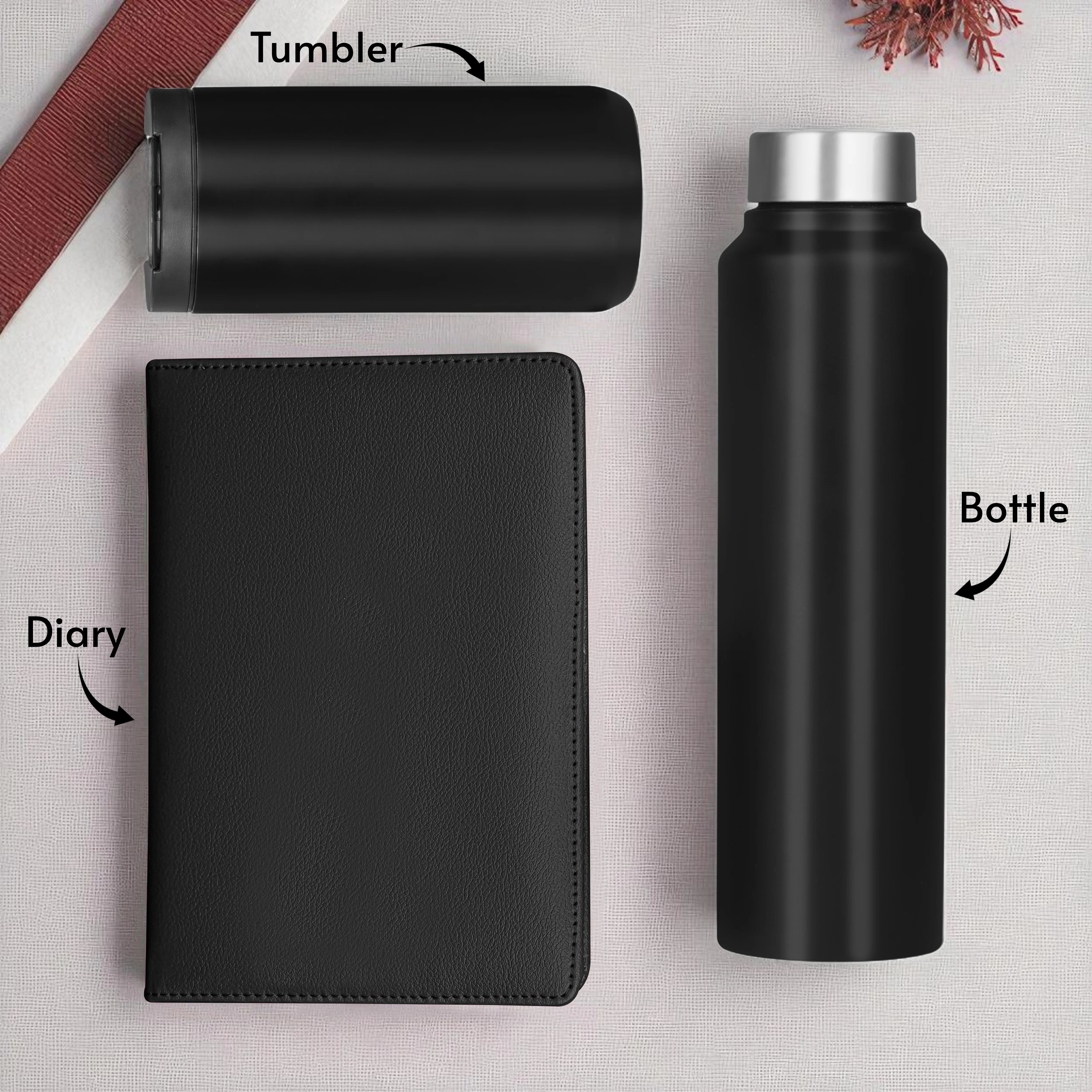 Diary Bottle & Tumbler Gift Hamper