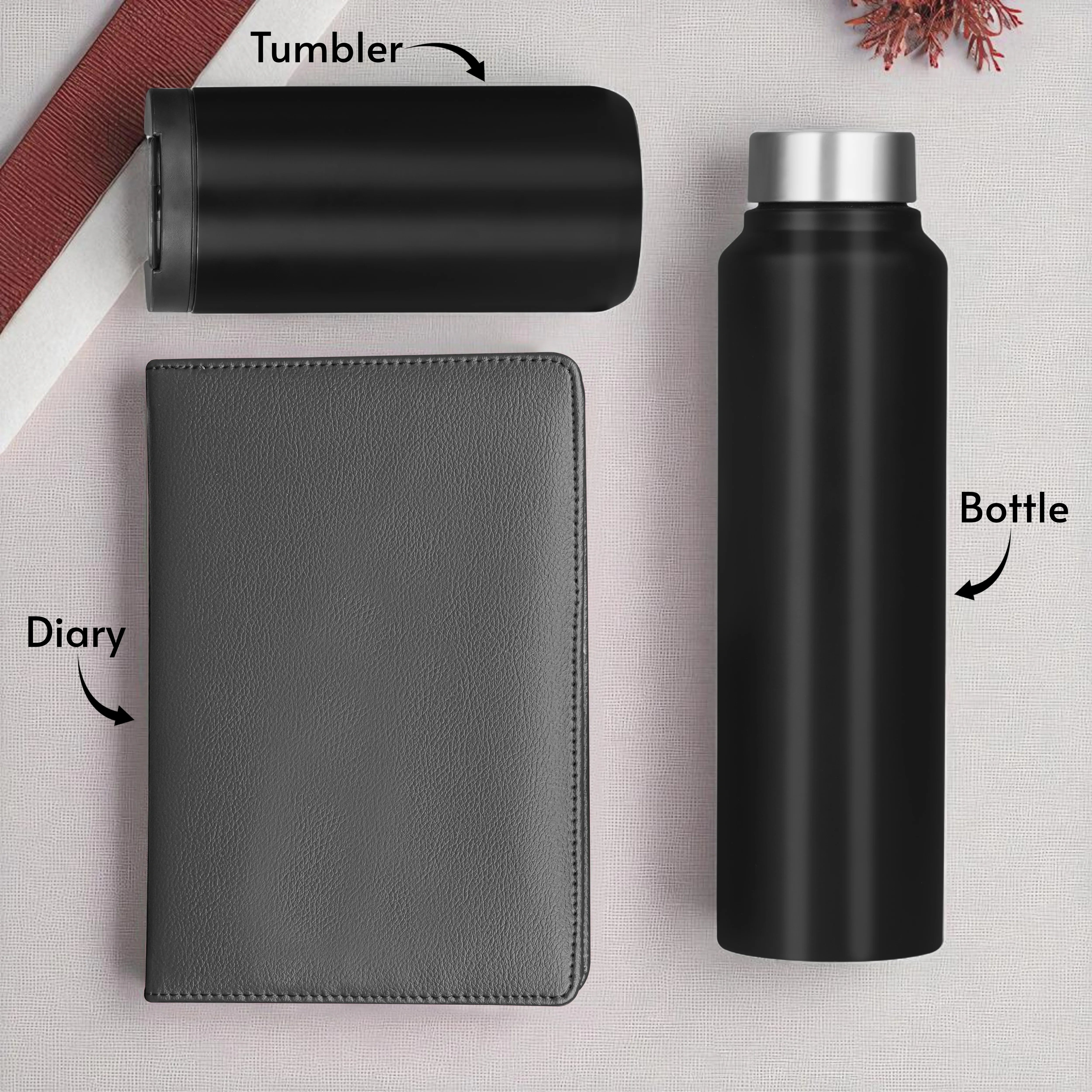 Diary Bottle & Tumbler Gift Hamper
