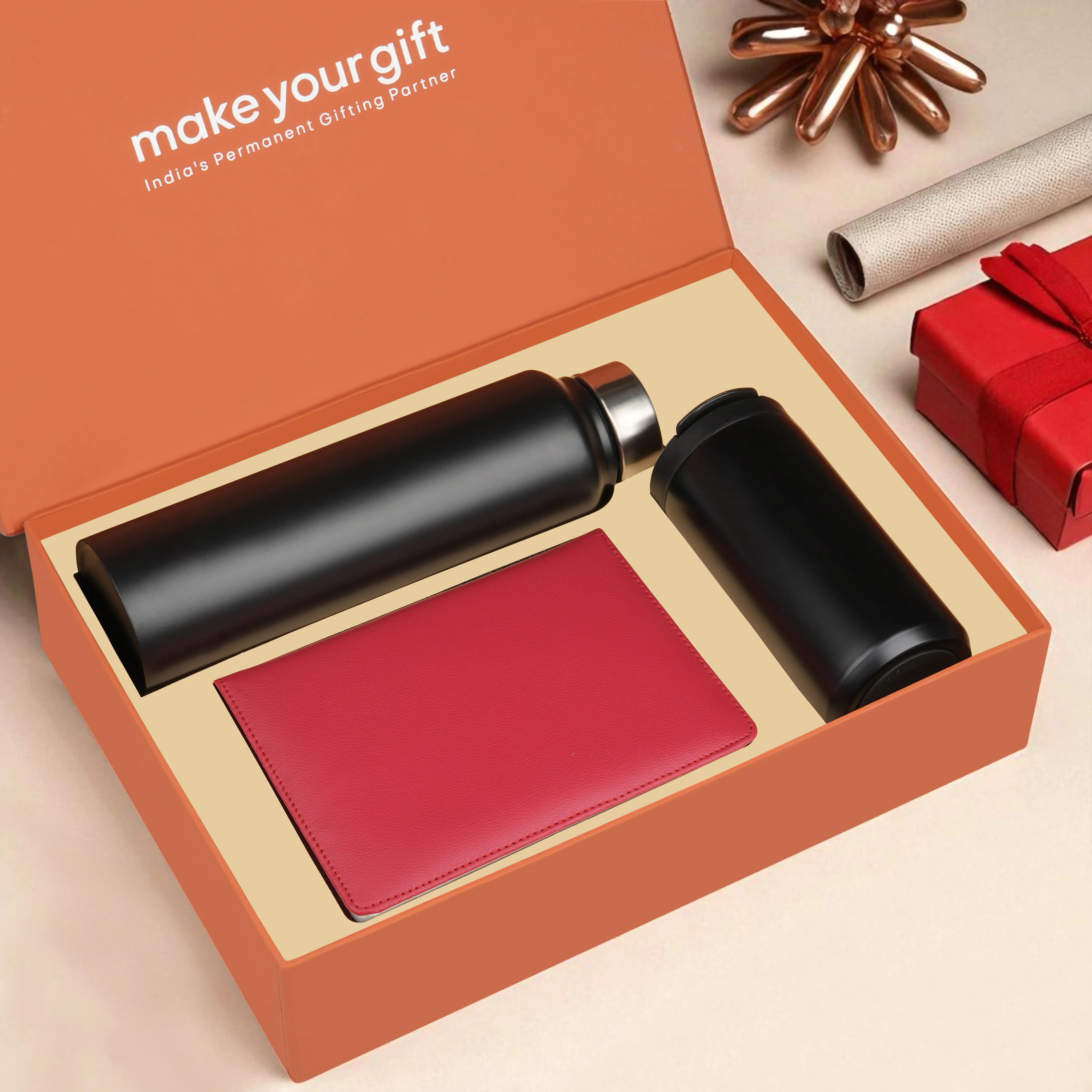 Diary Bottle & Tumbler Gift Hamper