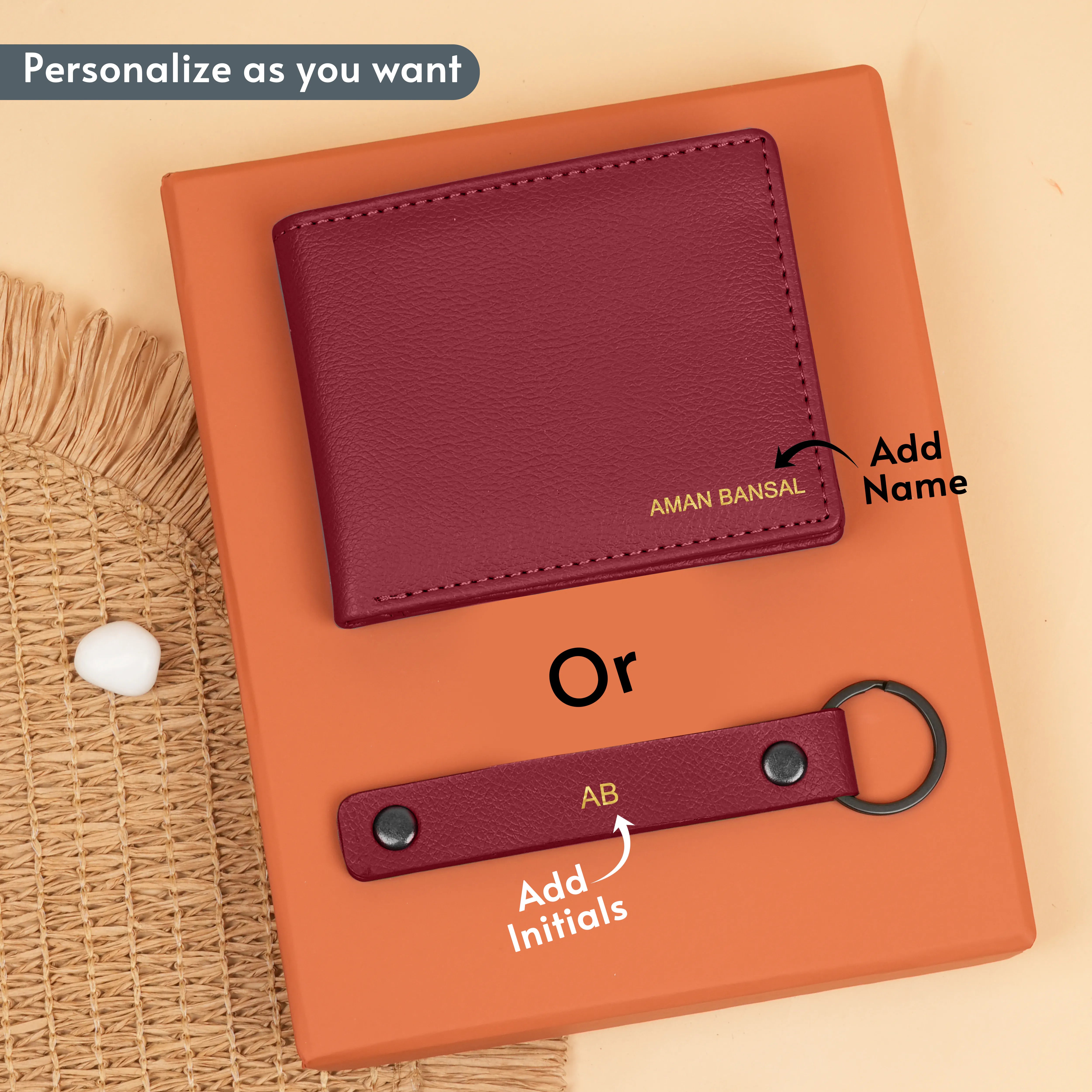 Wallet & Keychain Combo