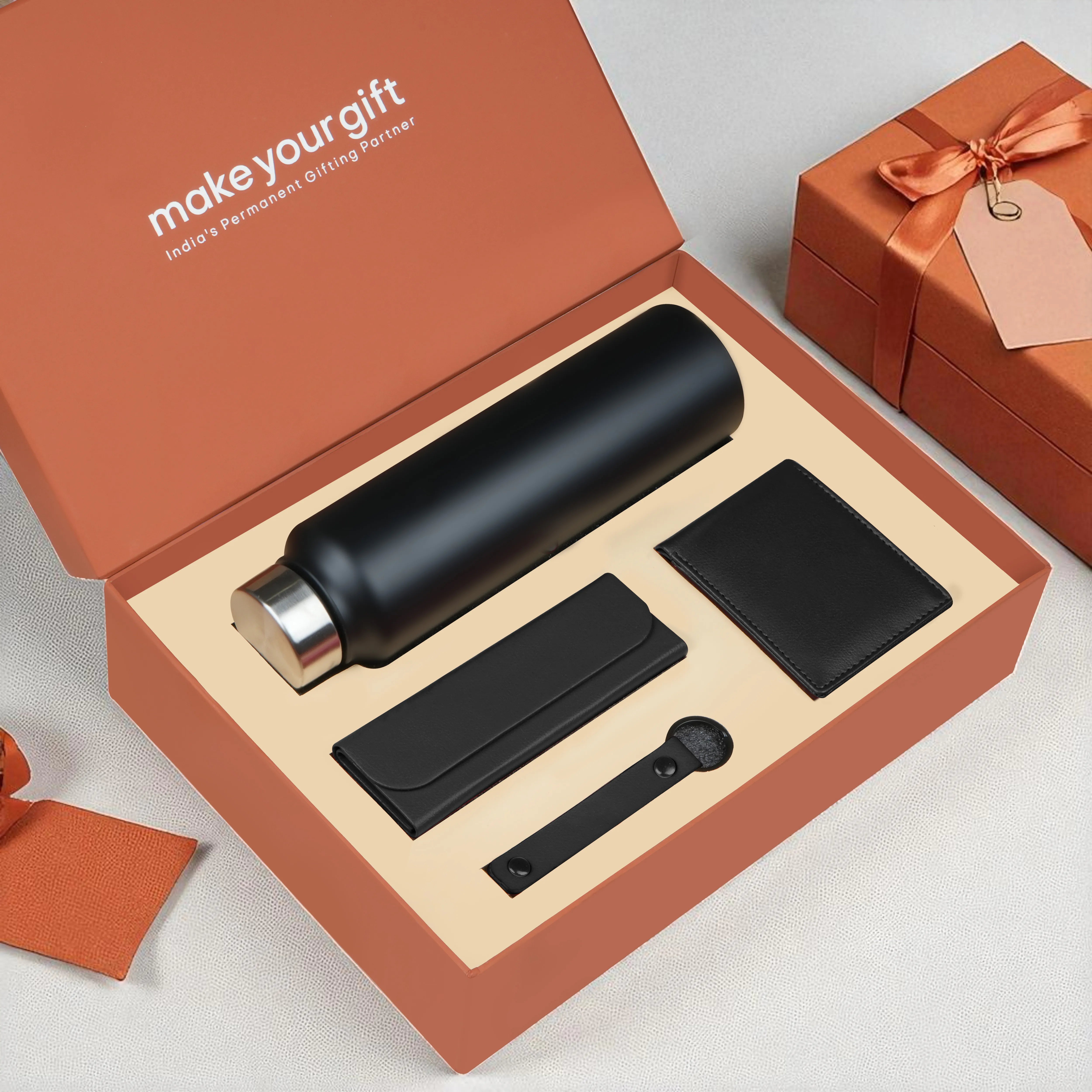 Wallet Bottle Keychian & Eyewear Case Gift Hamper