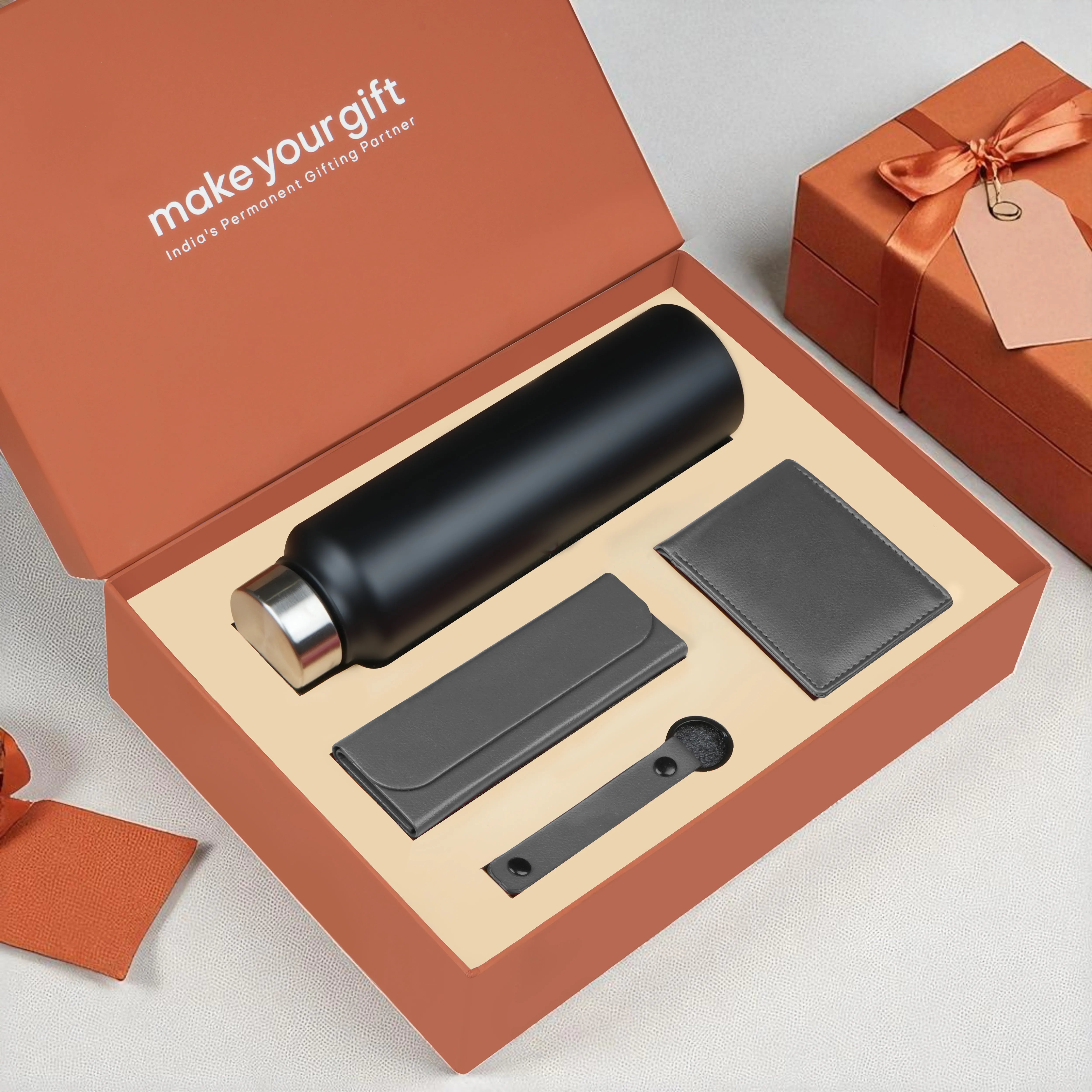 Wallet Bottle Keychian & Eyewear Case Gift Hamper
