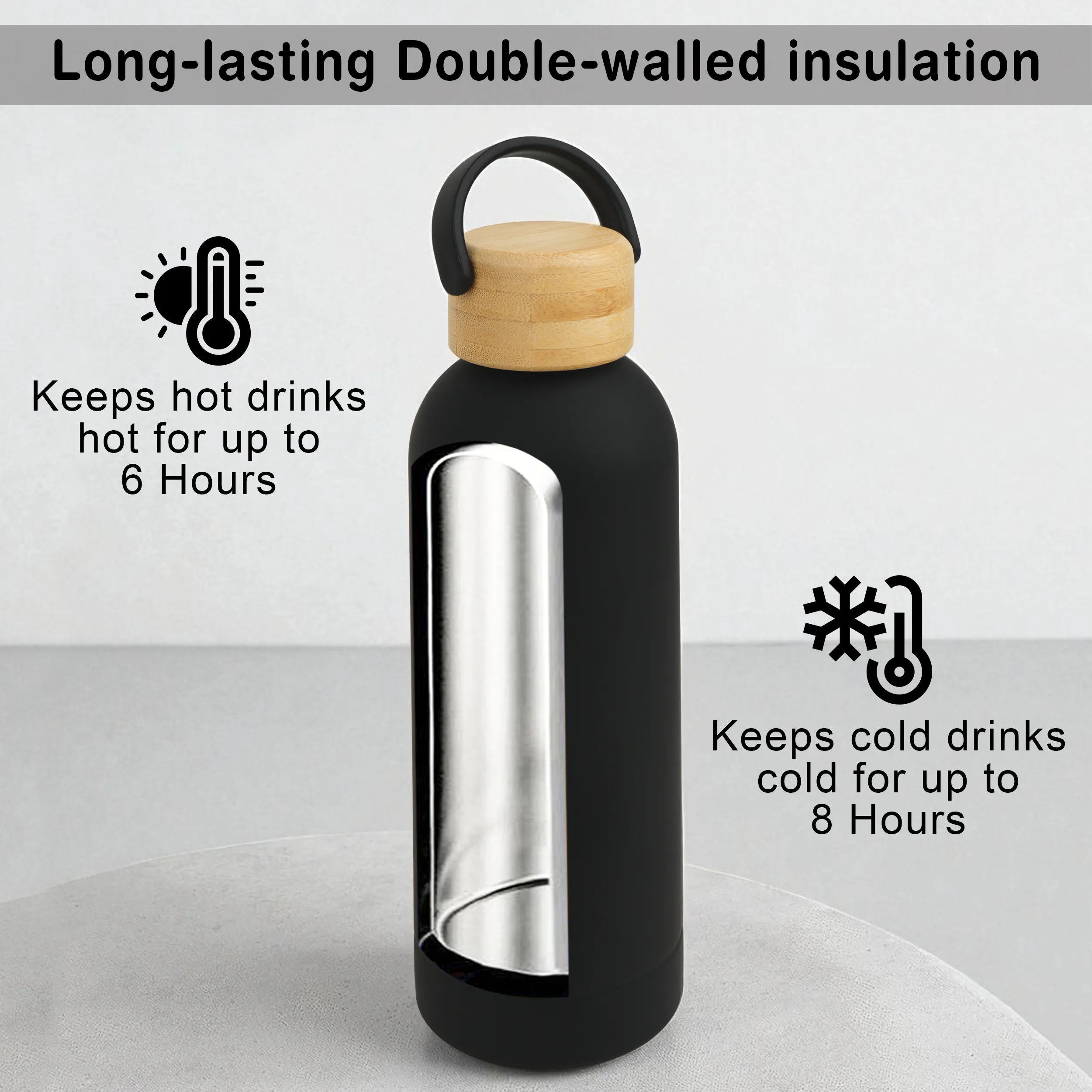 Luminare Personalized Vacuum Insulated Bottle With Cork Lid