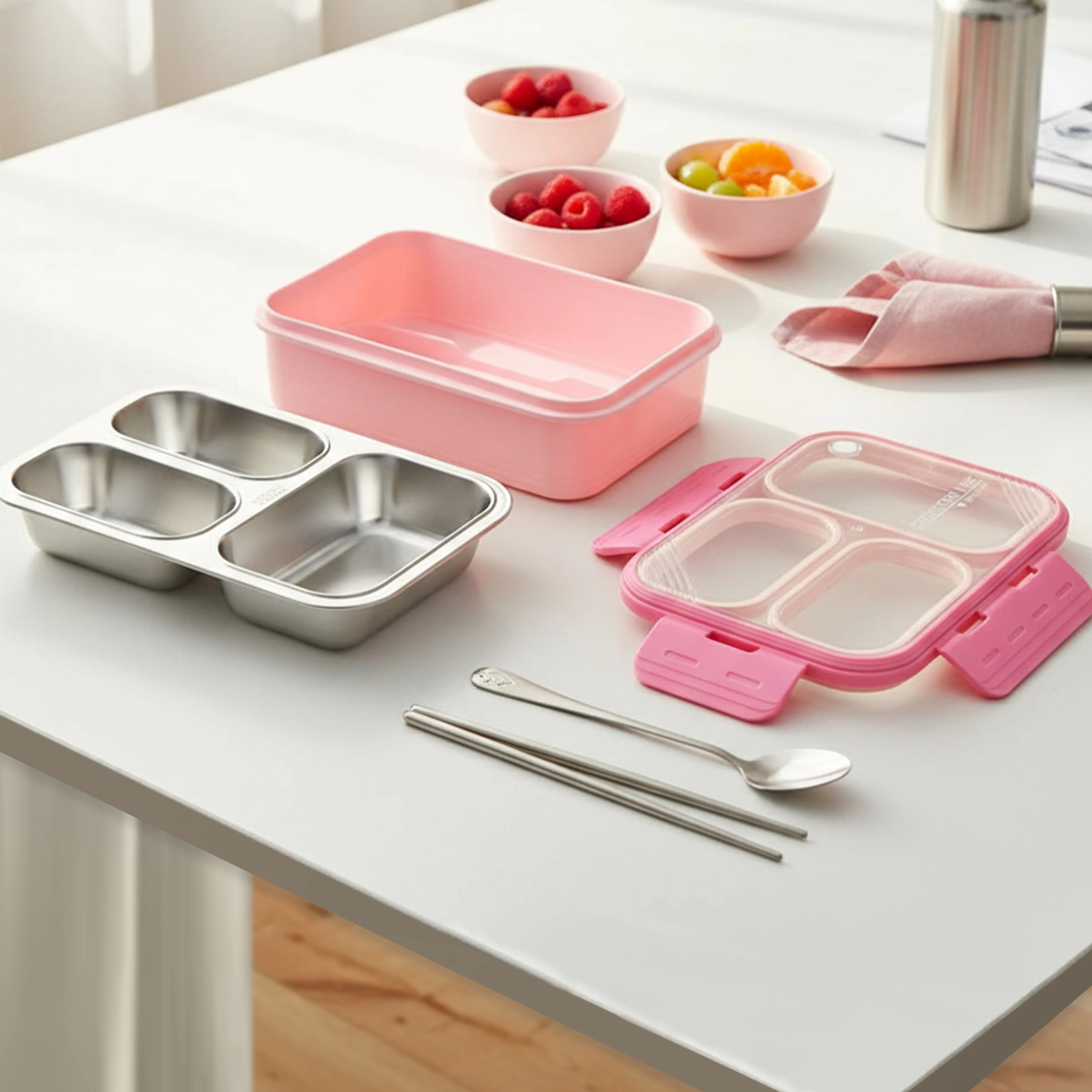 Delicious Life 3-Compartment Bento Lunch Box