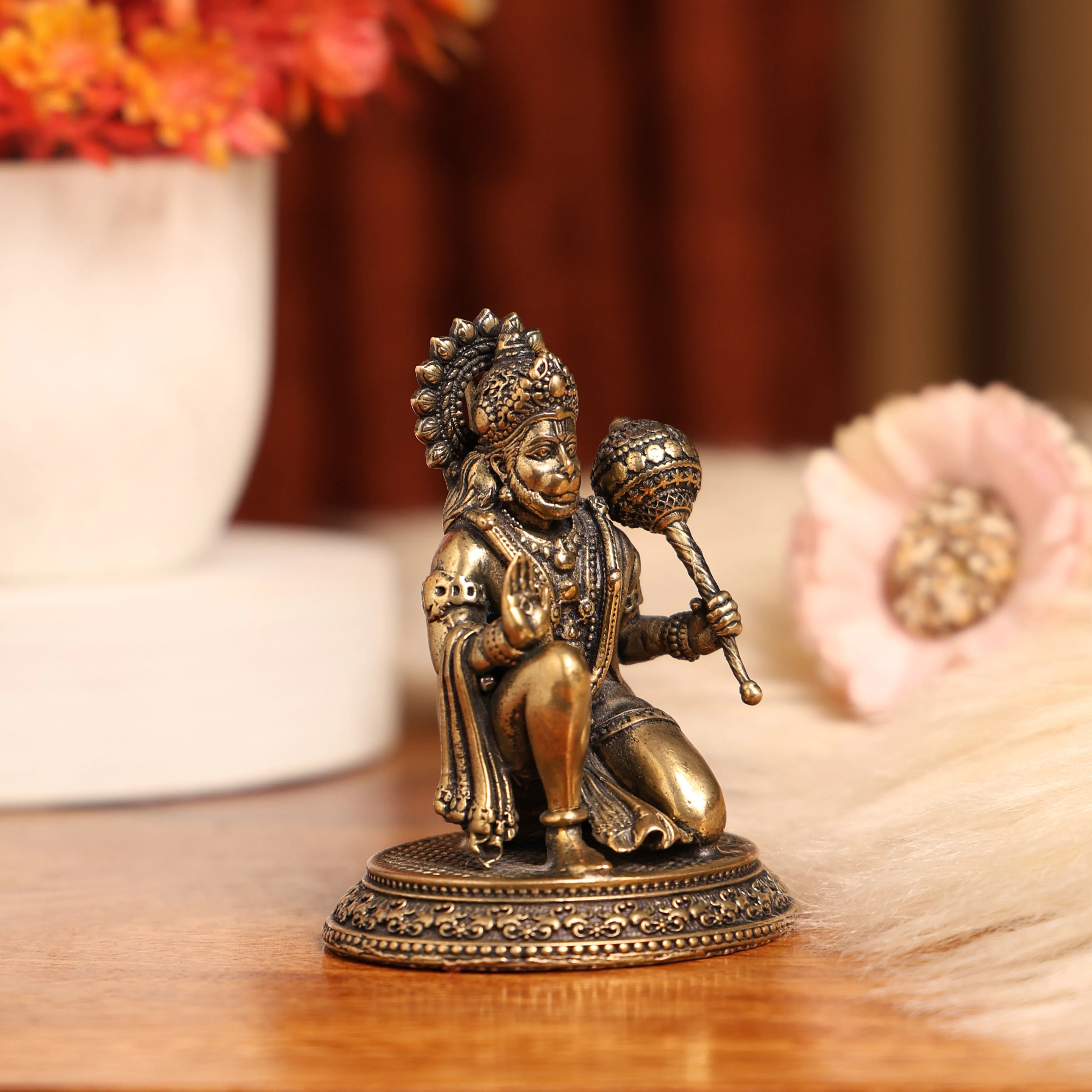 Pawanputra Hanuman Brass Murti