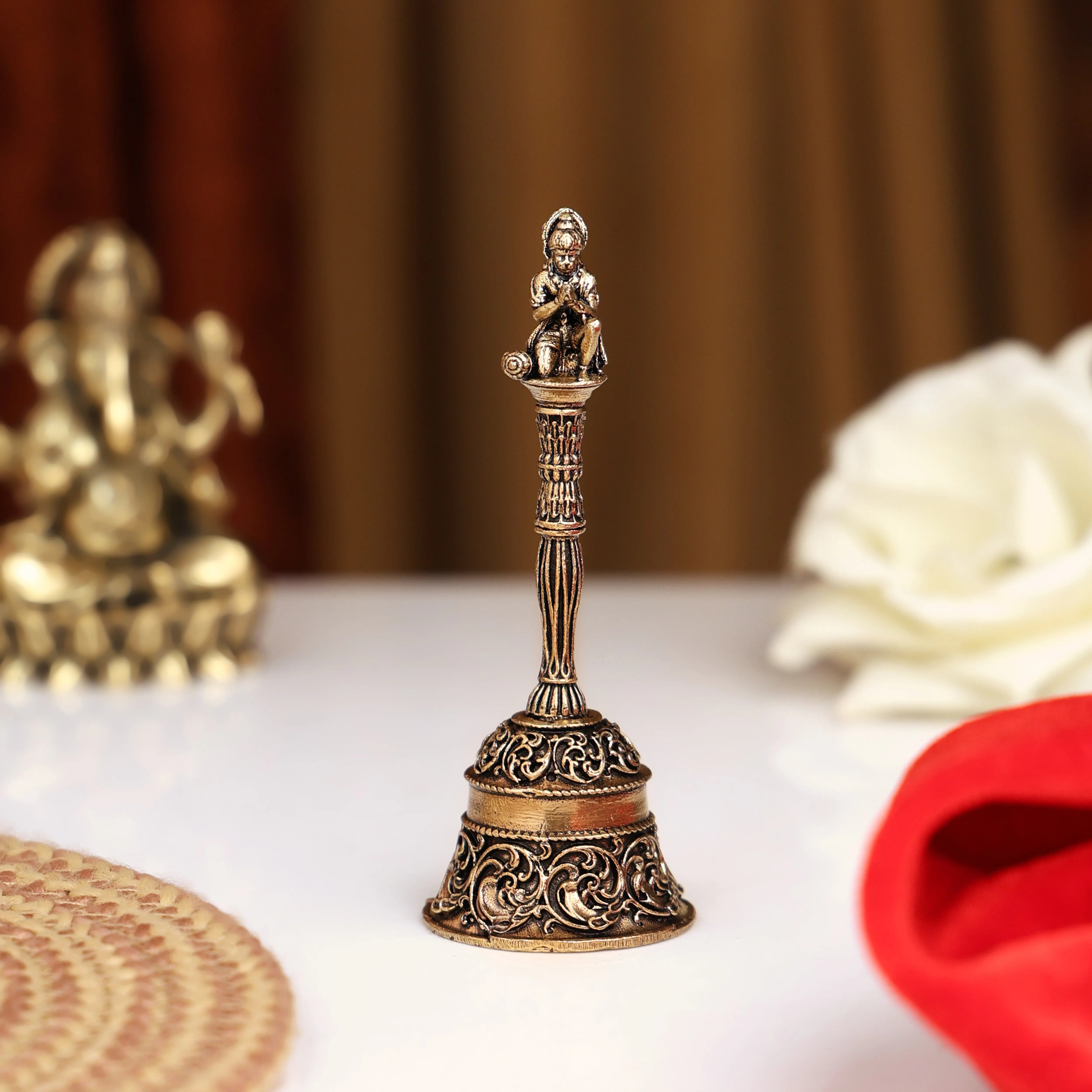 Pawanputra Hanuman Brass Pooja Bell