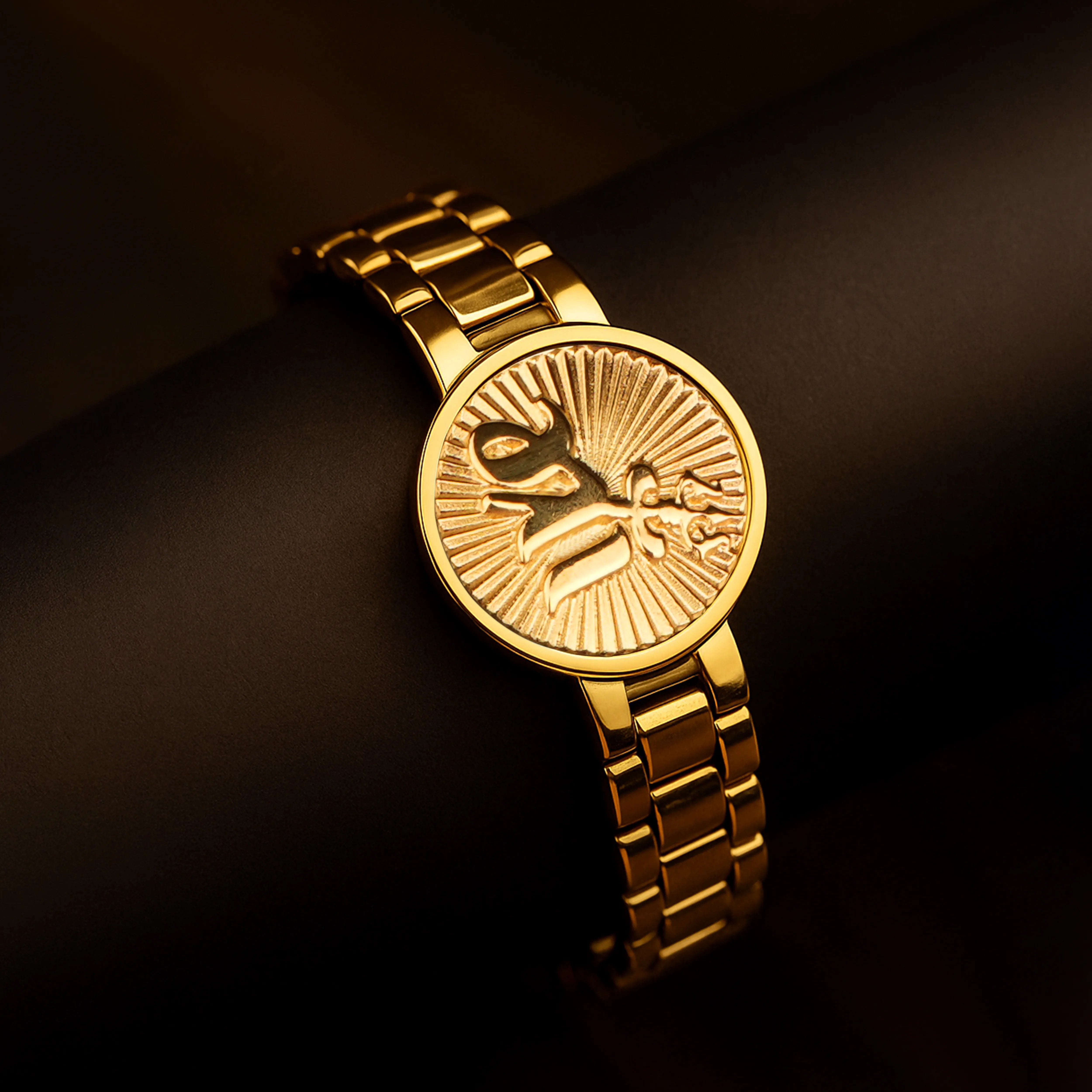Maa Shakti Gold Plated Spiritual Bracelet