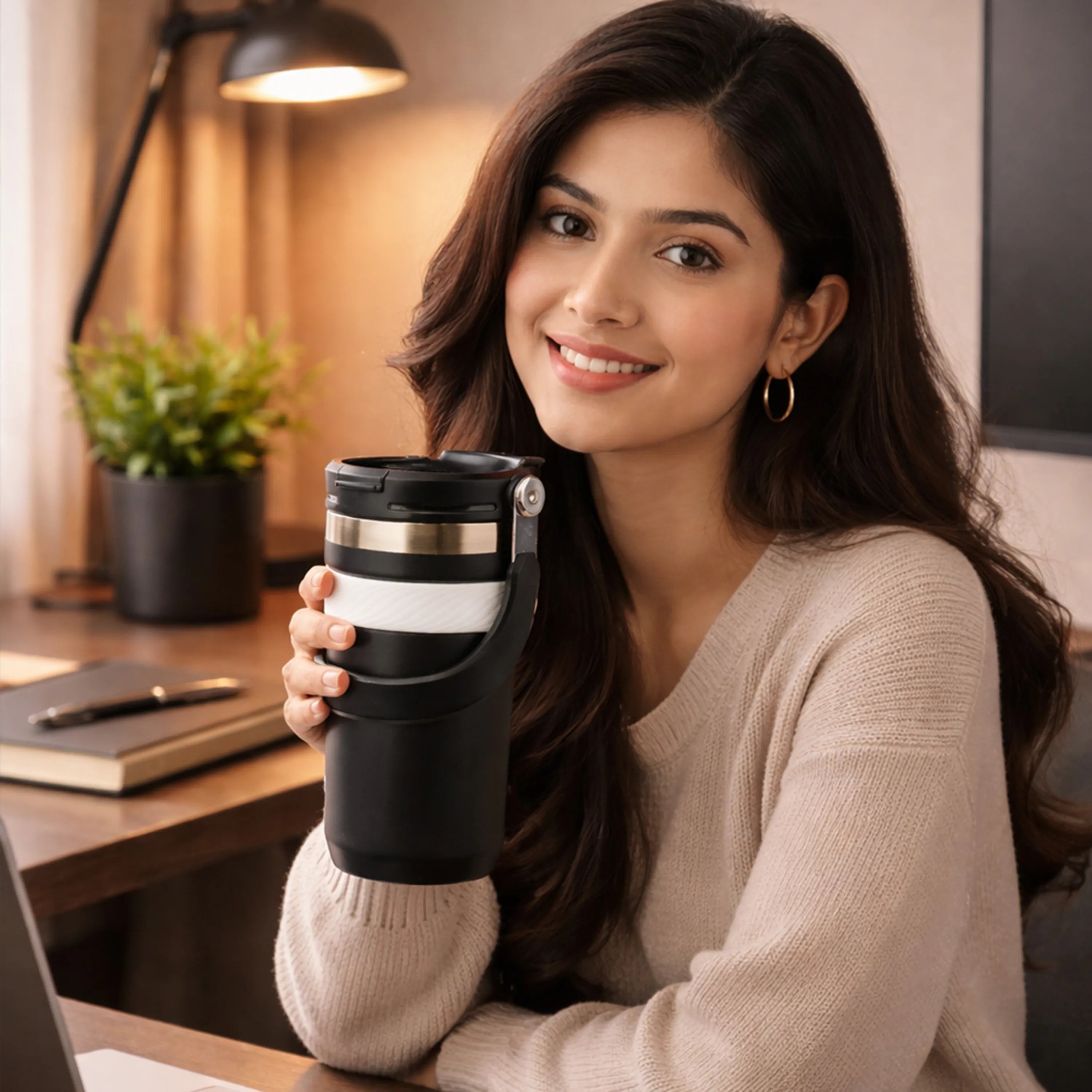 Active Pour Vacuum Insulated Stainless Steel Tumbler