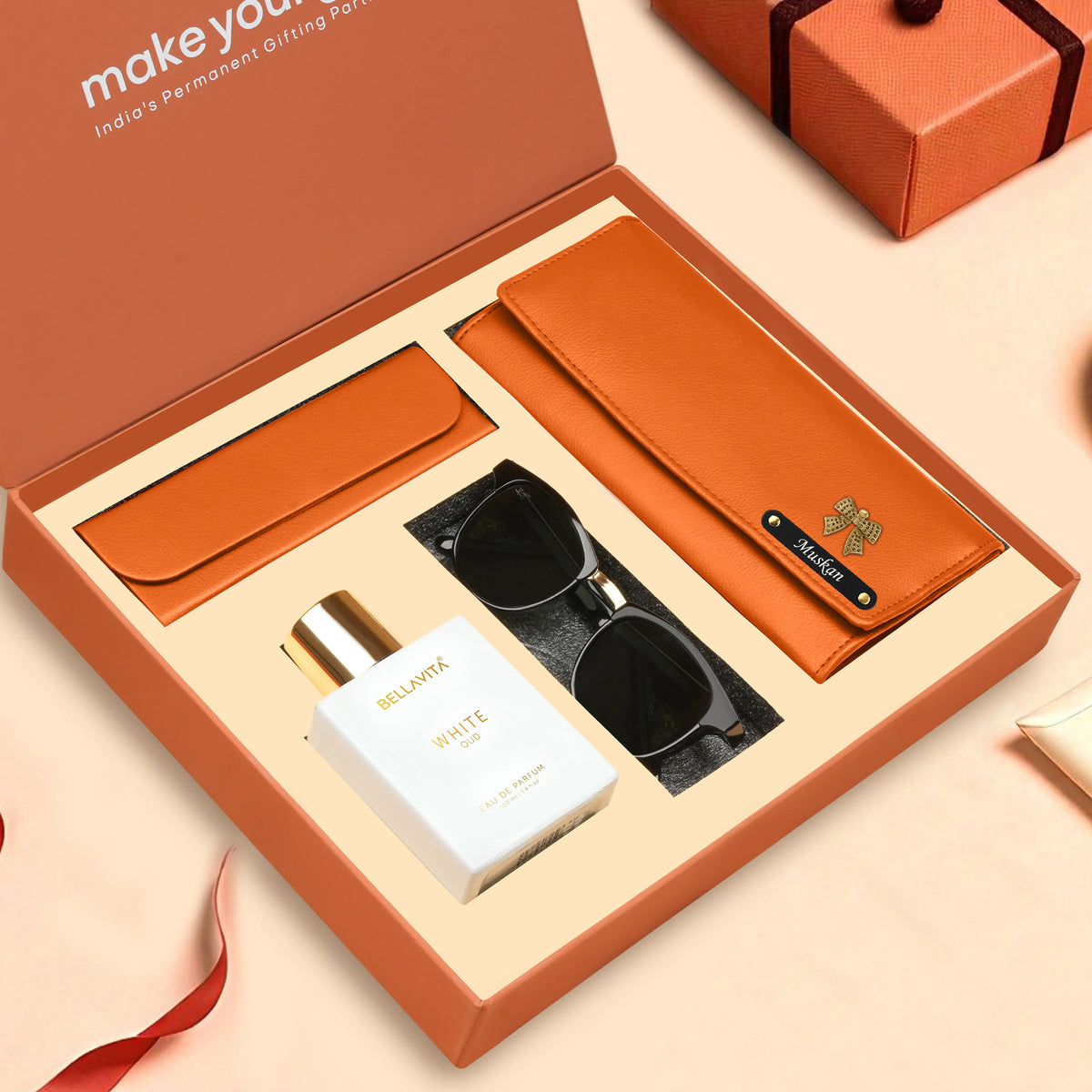 Personalized Clutch Eyewear Case Sunglasses & Perfume Gift Hamper