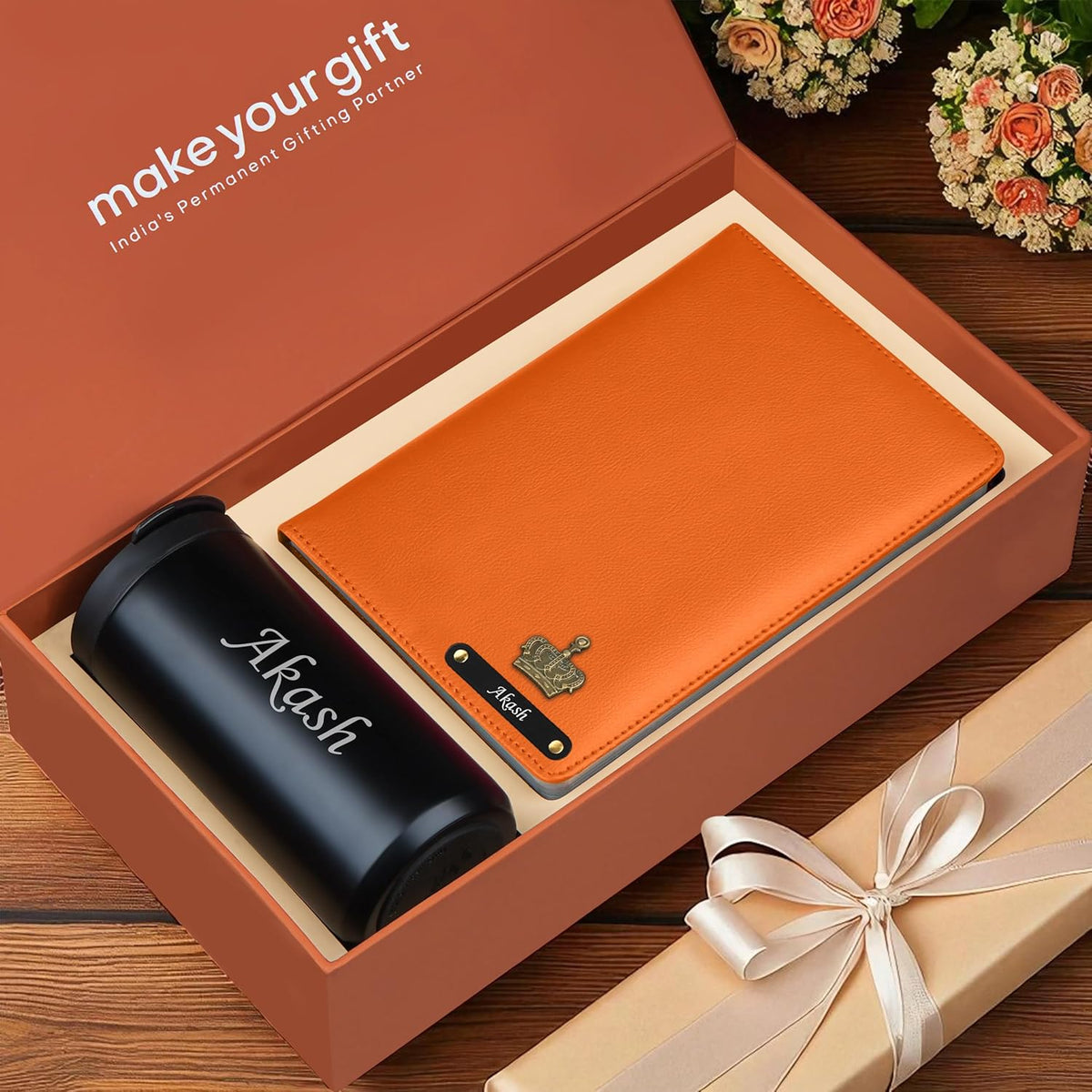 Personalized Diary & Tumbler Combo