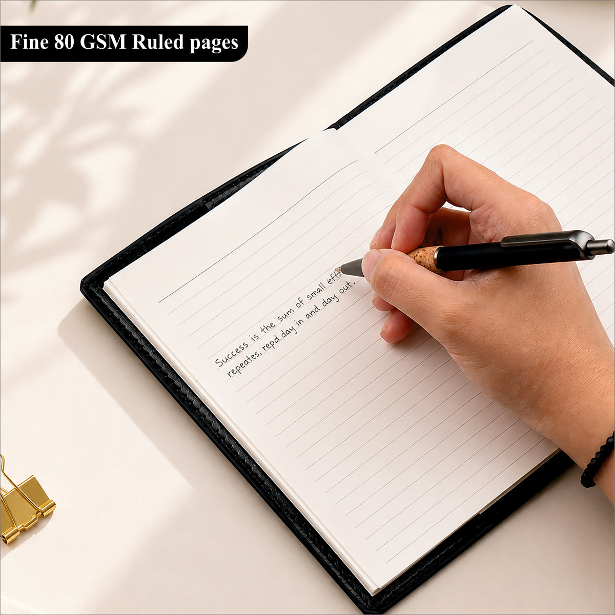 Premium Cork Accent A5 Diary & Pen Gift Set