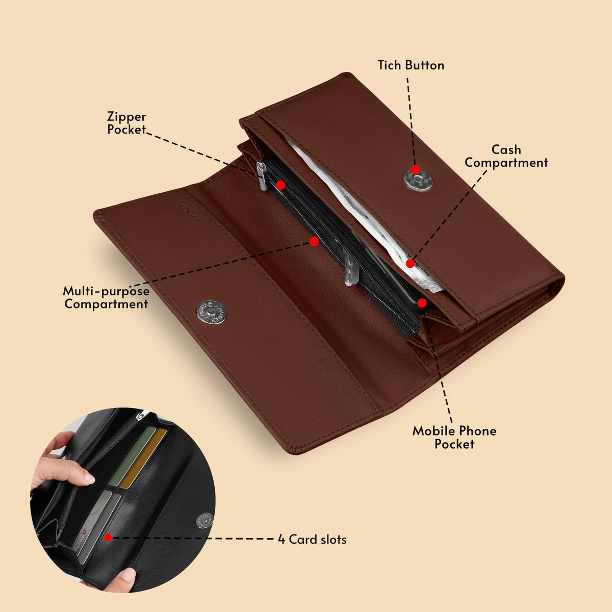 Personalized Zyra Clutch For Women