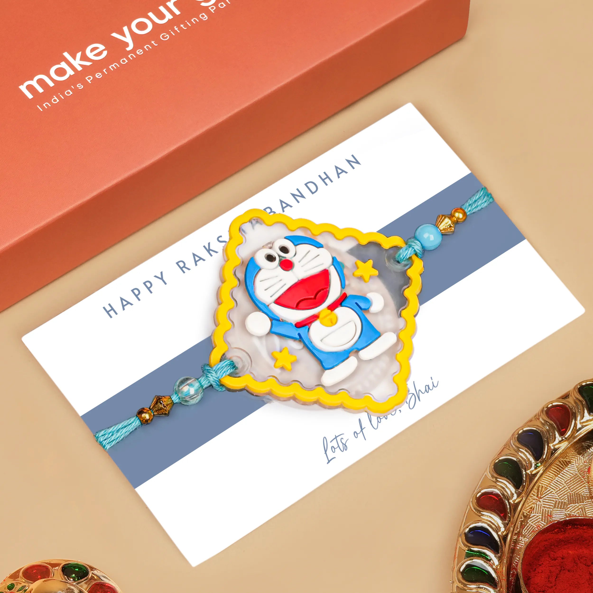 Handcrafted Doraemon Kids Rakhi