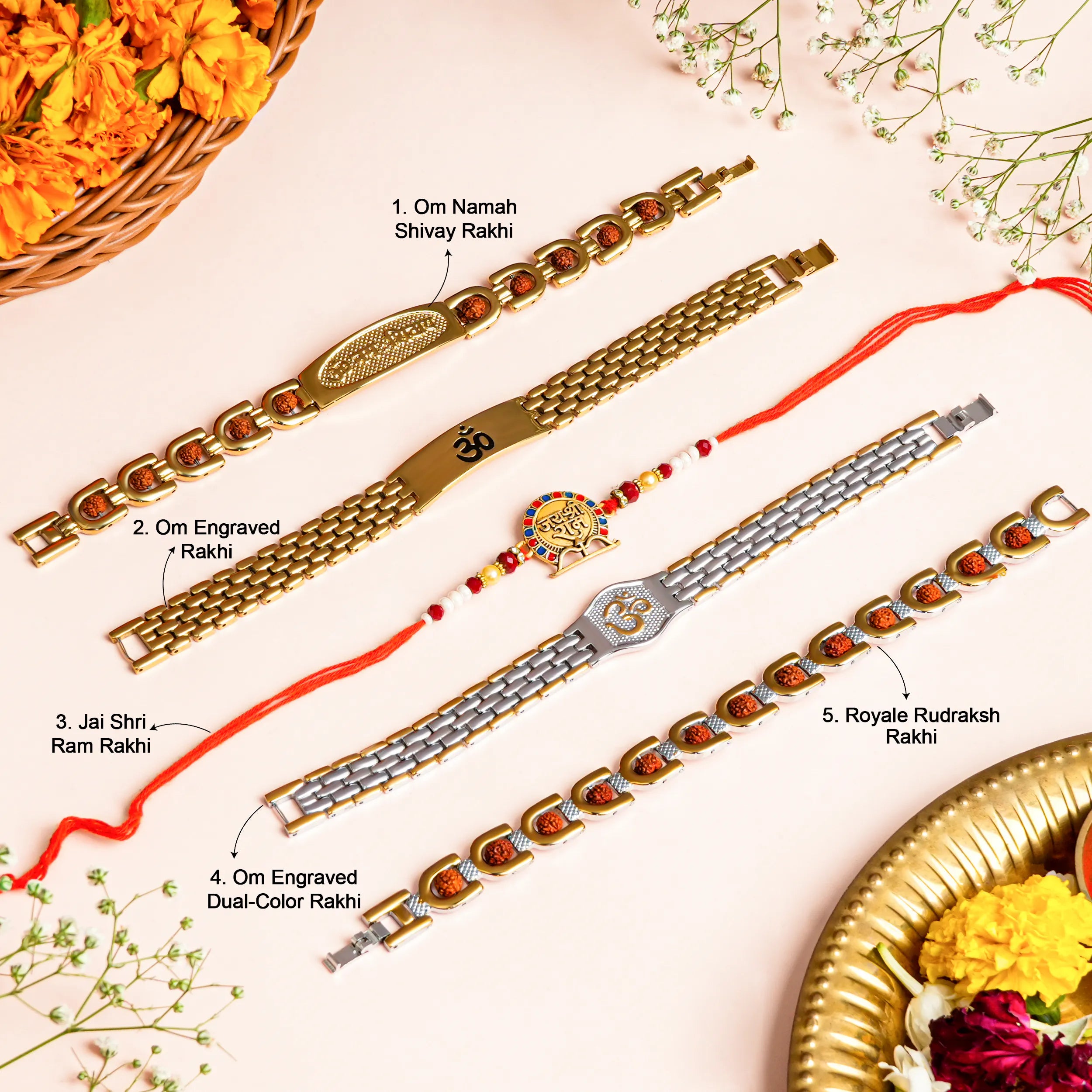 Leather Wallet & Bracelet Rakhi Hamper