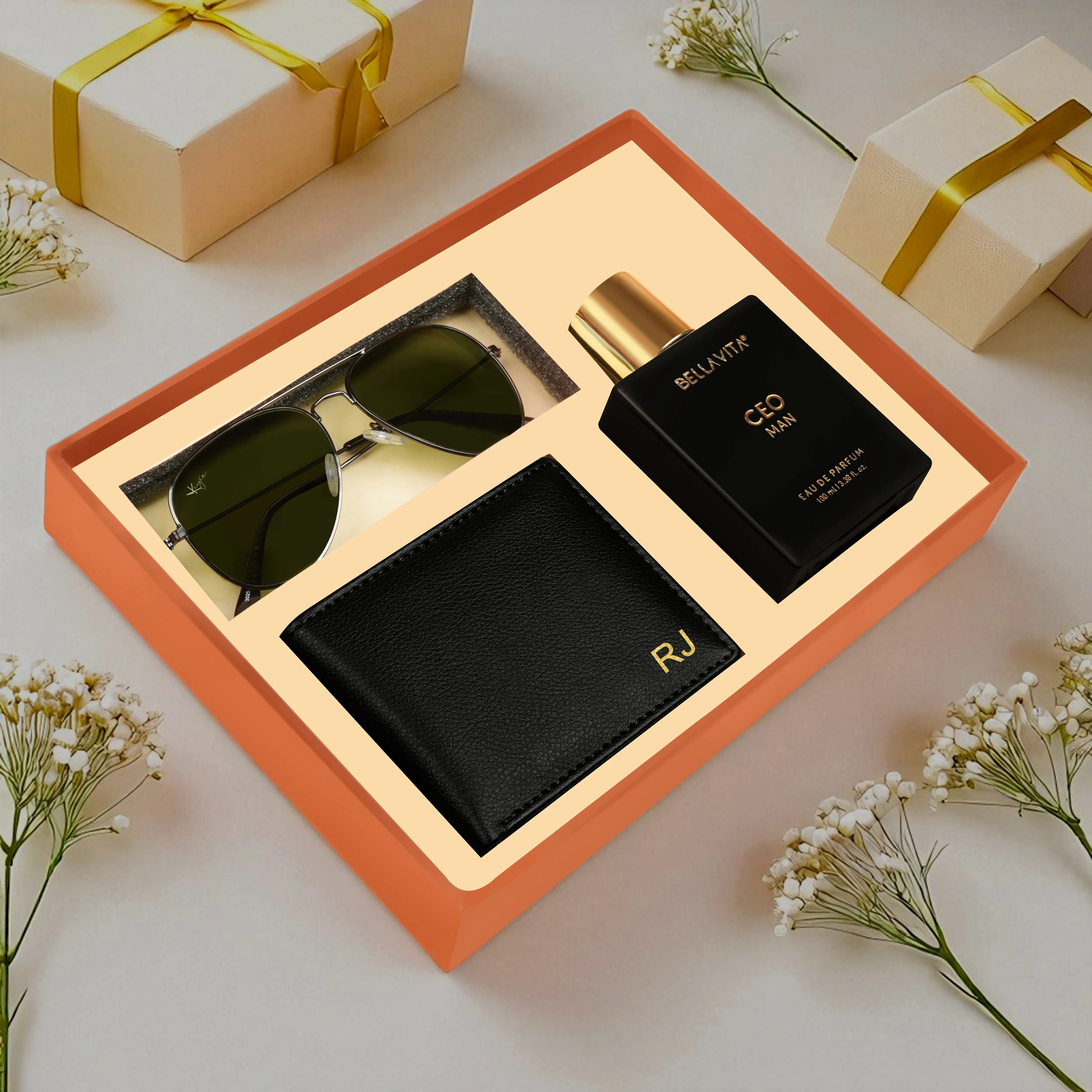Wallet Sunglasses And Perfume Gift Hamper