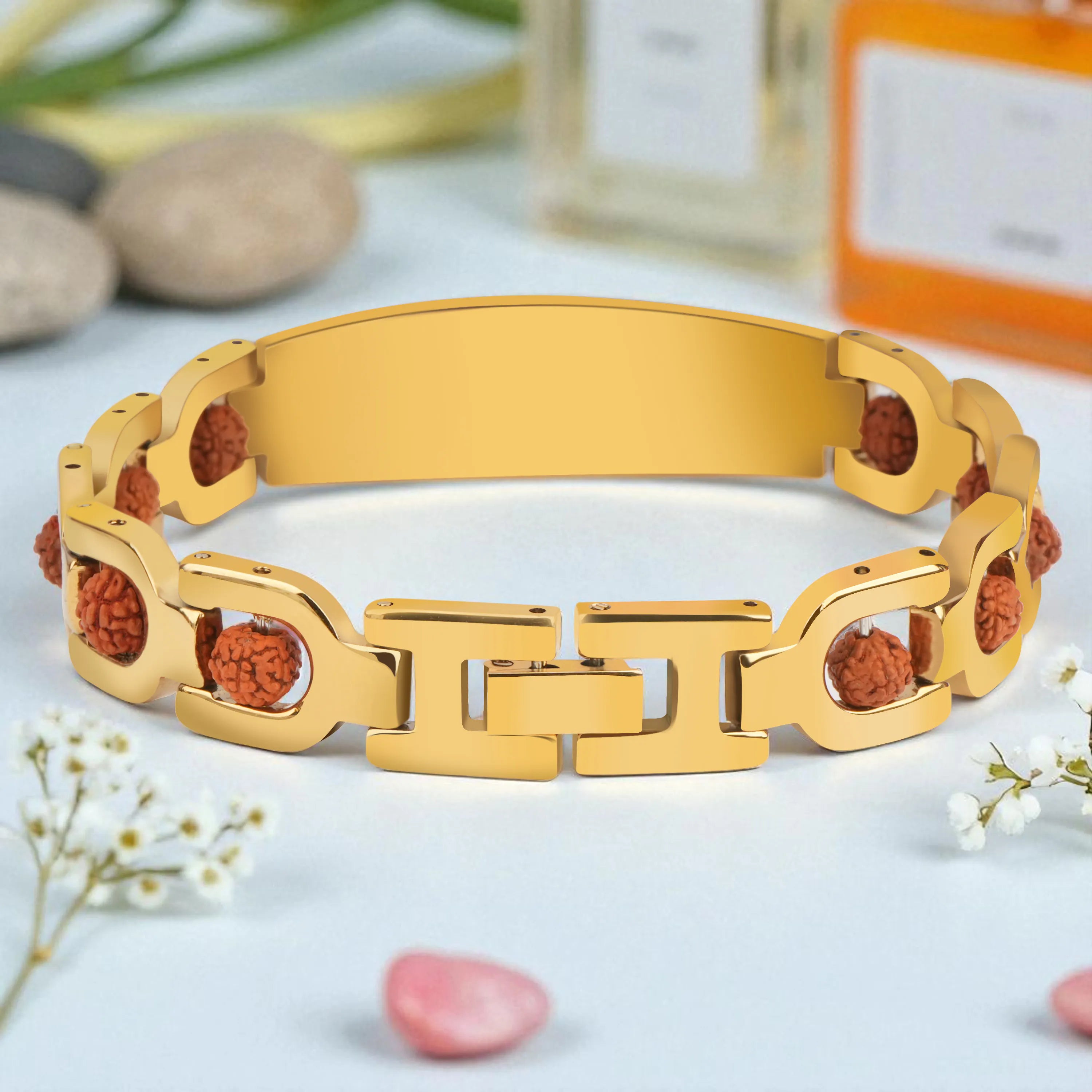 Personalized Rudraksh Bracelet With Name