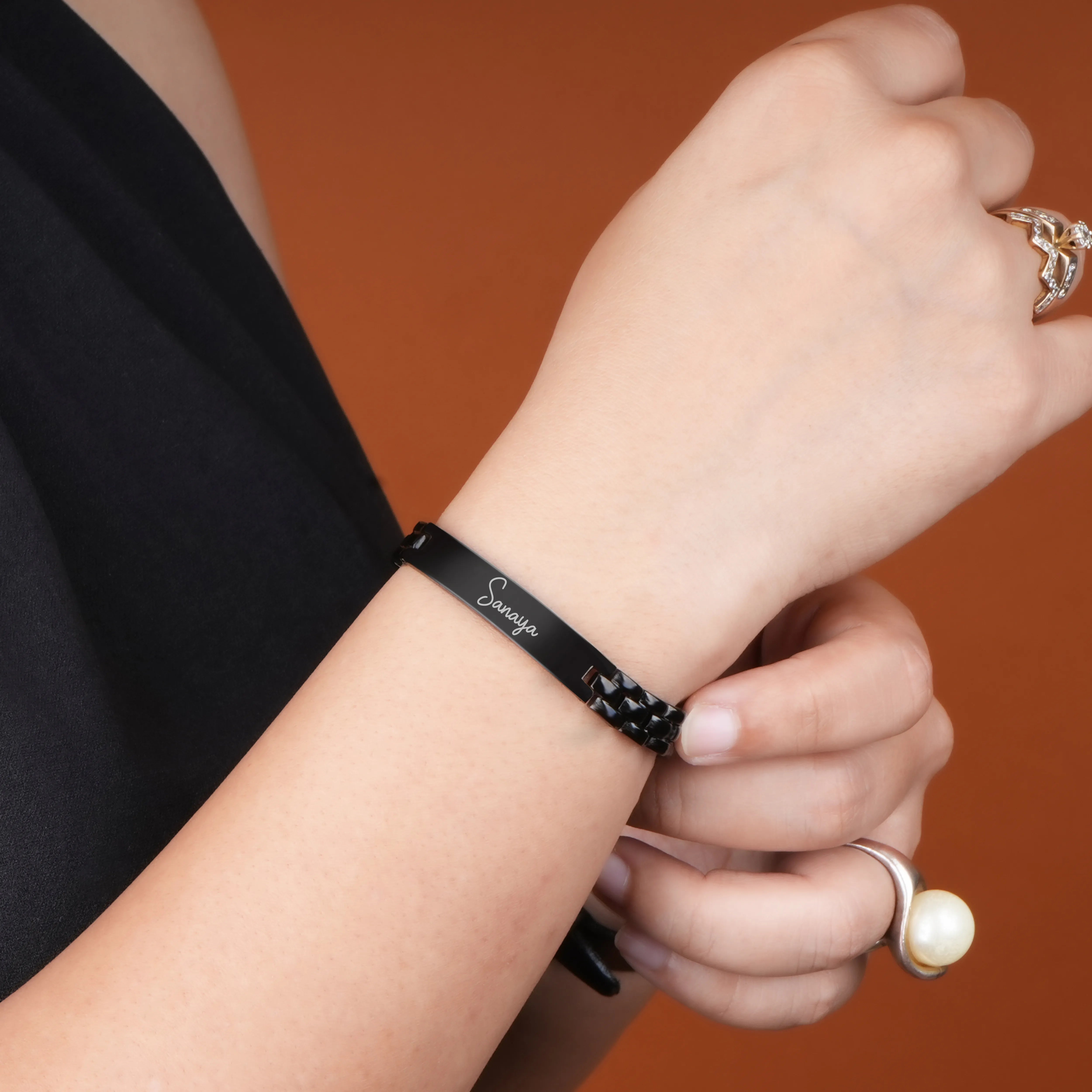 Personalized Wrist Mark Metal Bracelet For Women