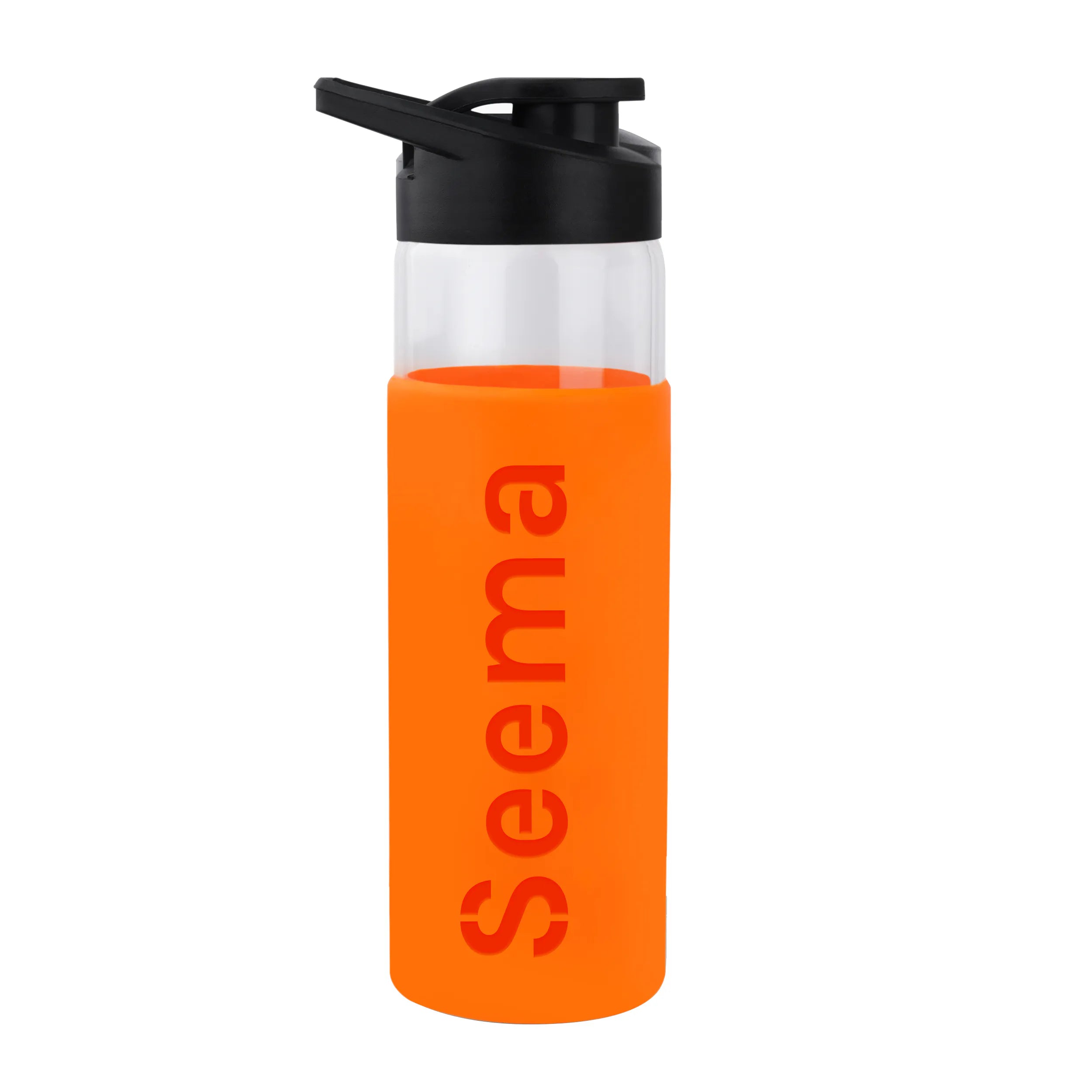 Personalized Pure Wrap Borosilicate Sipper Bottle - 550ML