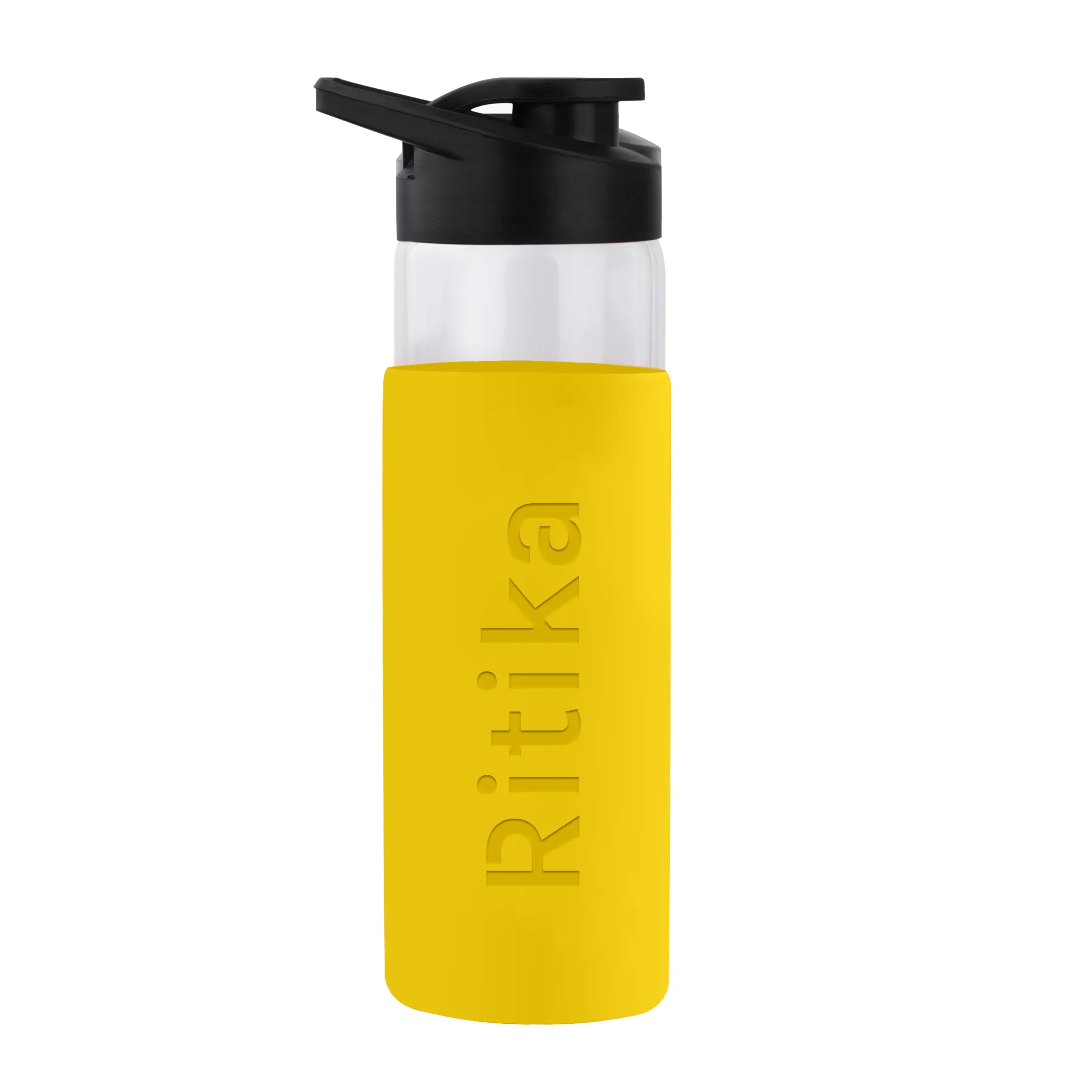 Personalized Pure Wrap Borosilicate Sipper Bottle - 550ML
