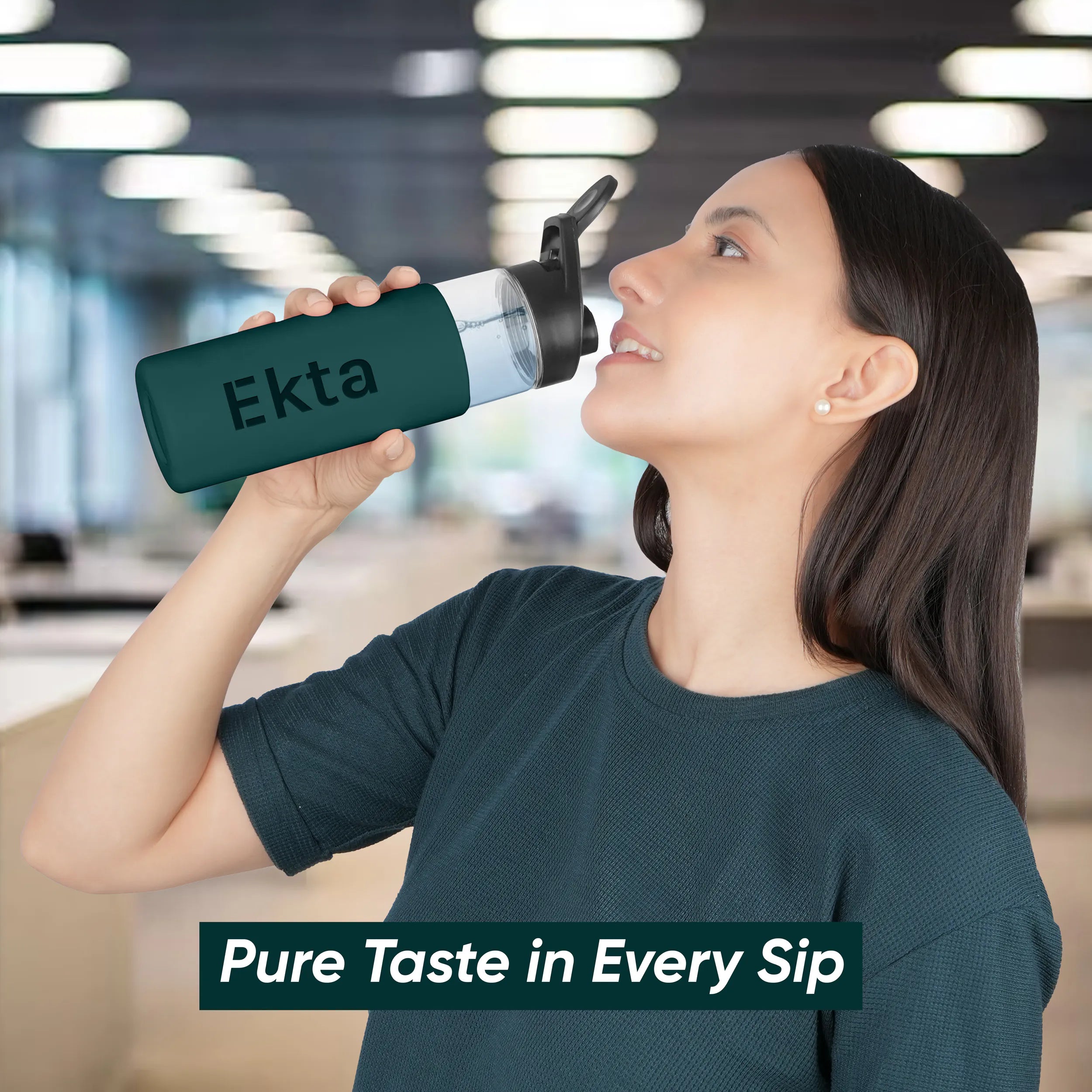 Personalized Pure Wrap Borosilicate Sipper Bottle - 550ML