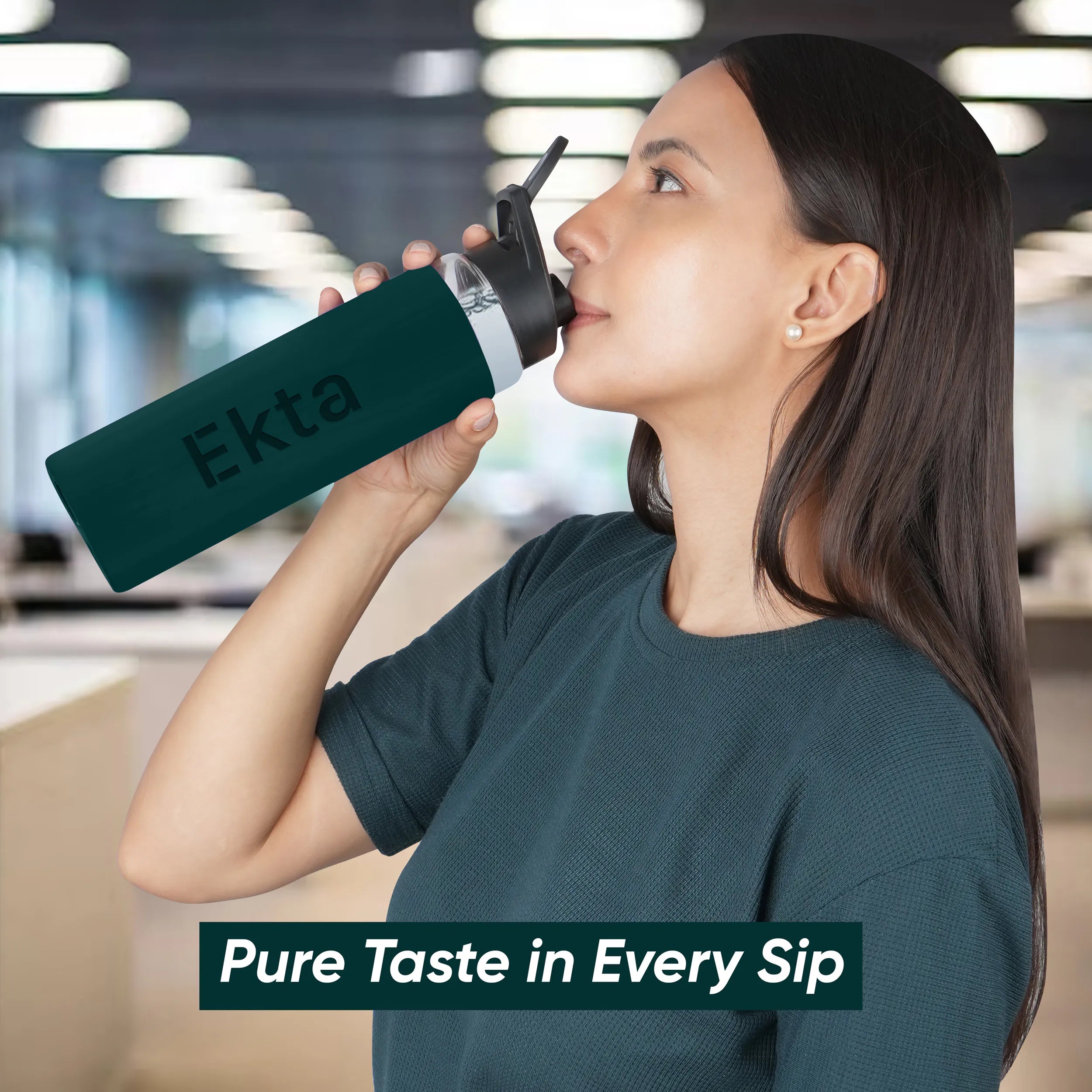 Personalized Pure Wrap Borosilicate Sipper Bottle - 750ML