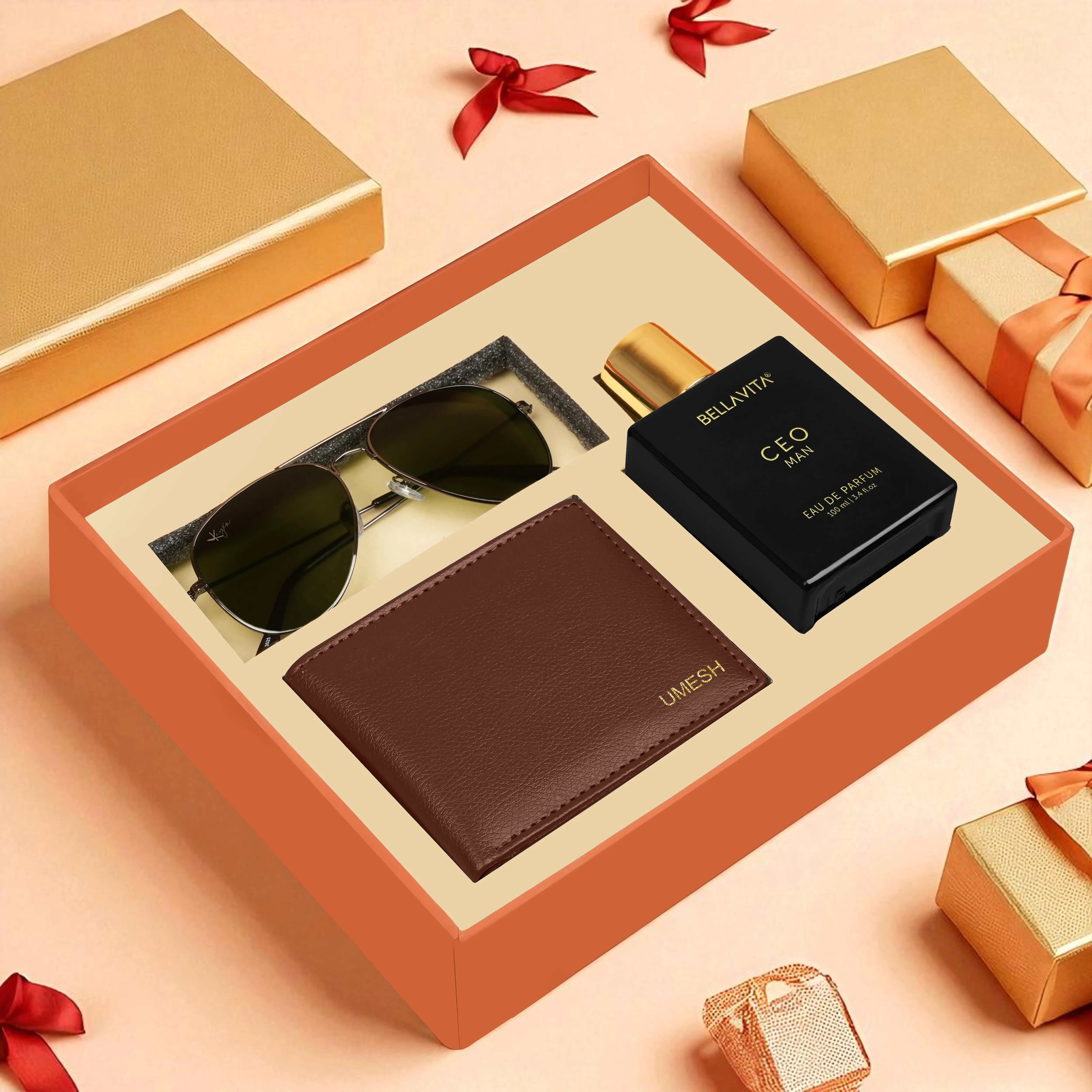 Wallet Sunglasses And Perfume Gift Hamper