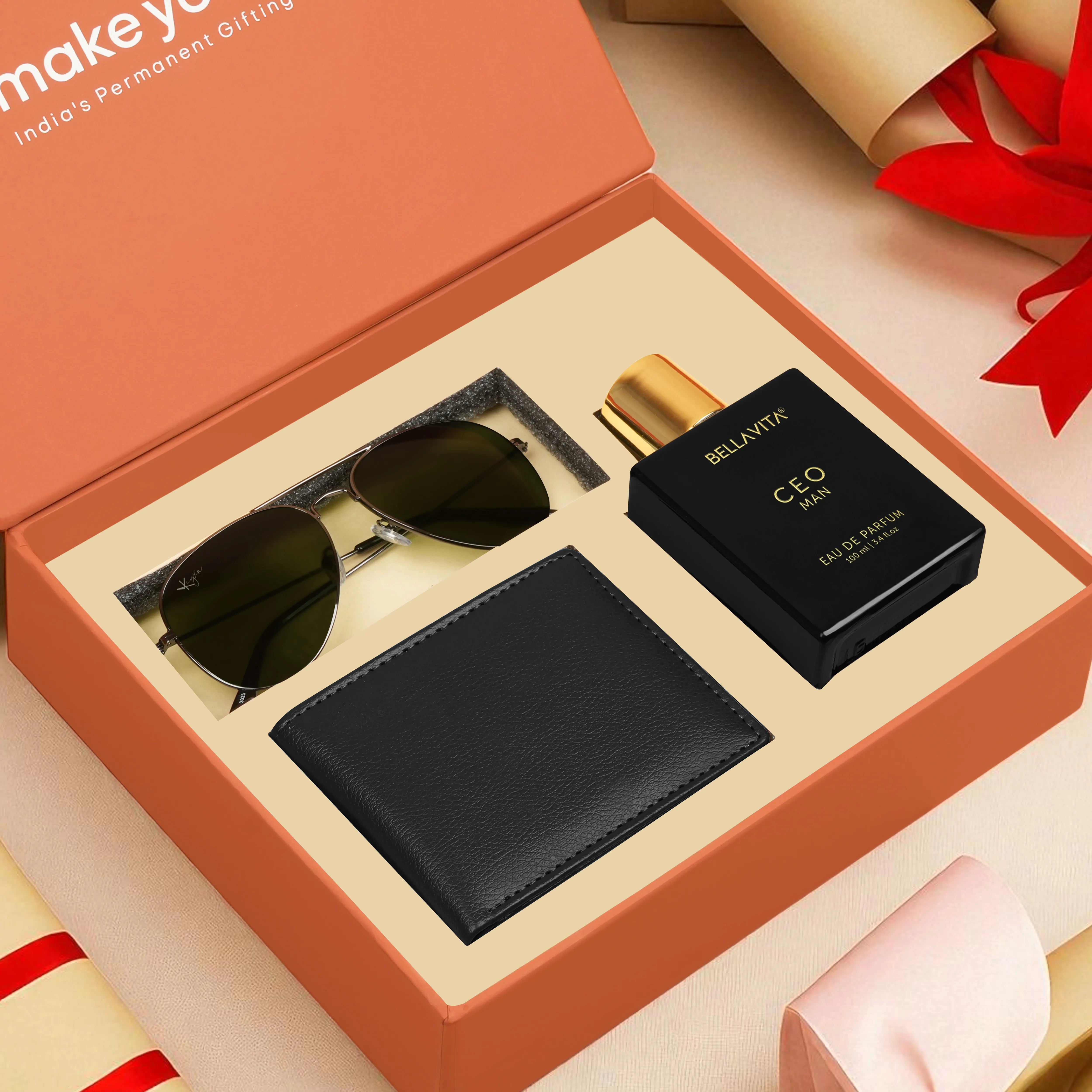 Wallet Sunglasses And Perfume Gift Hamper