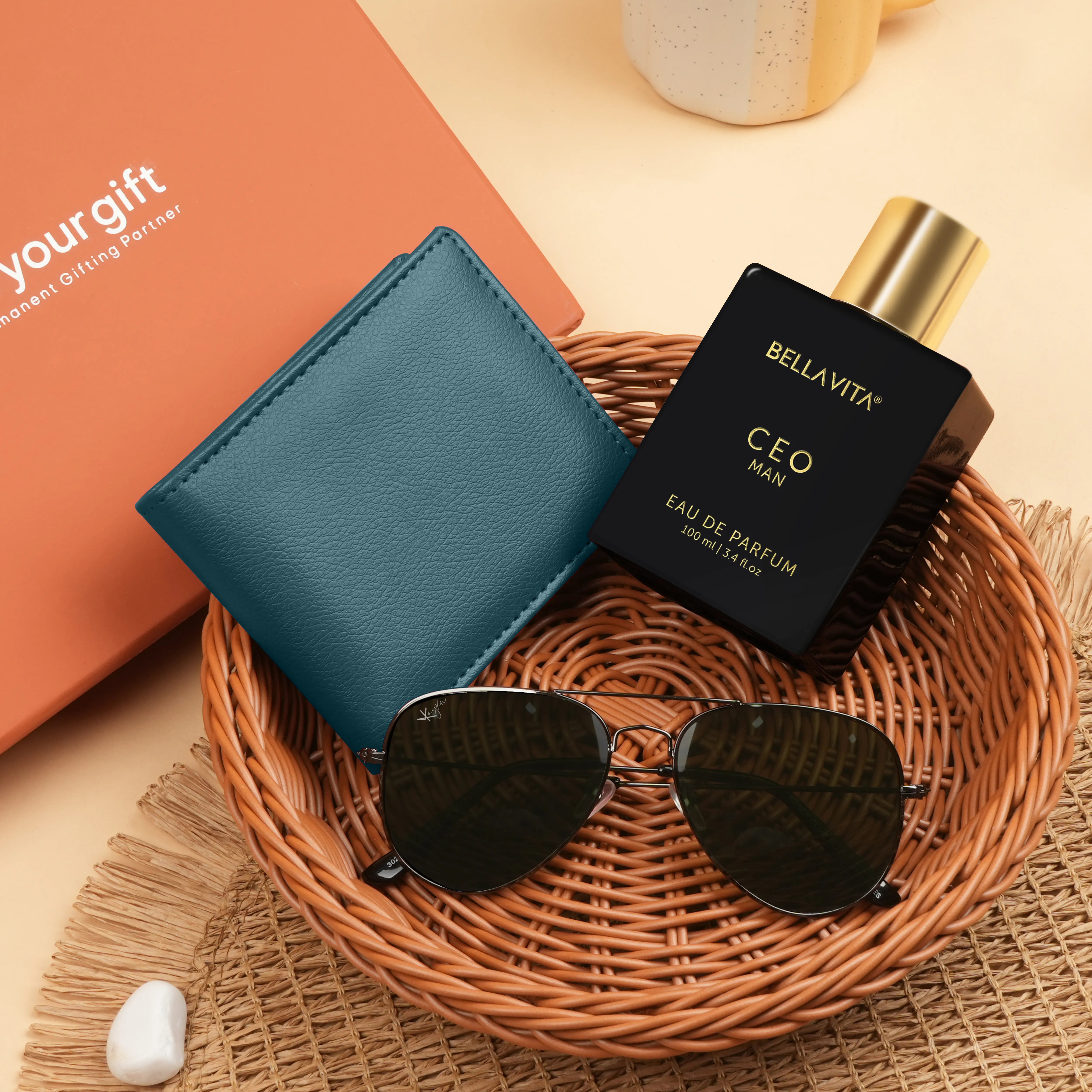 Wallet Sunglasses And Perfume Gift Hamper