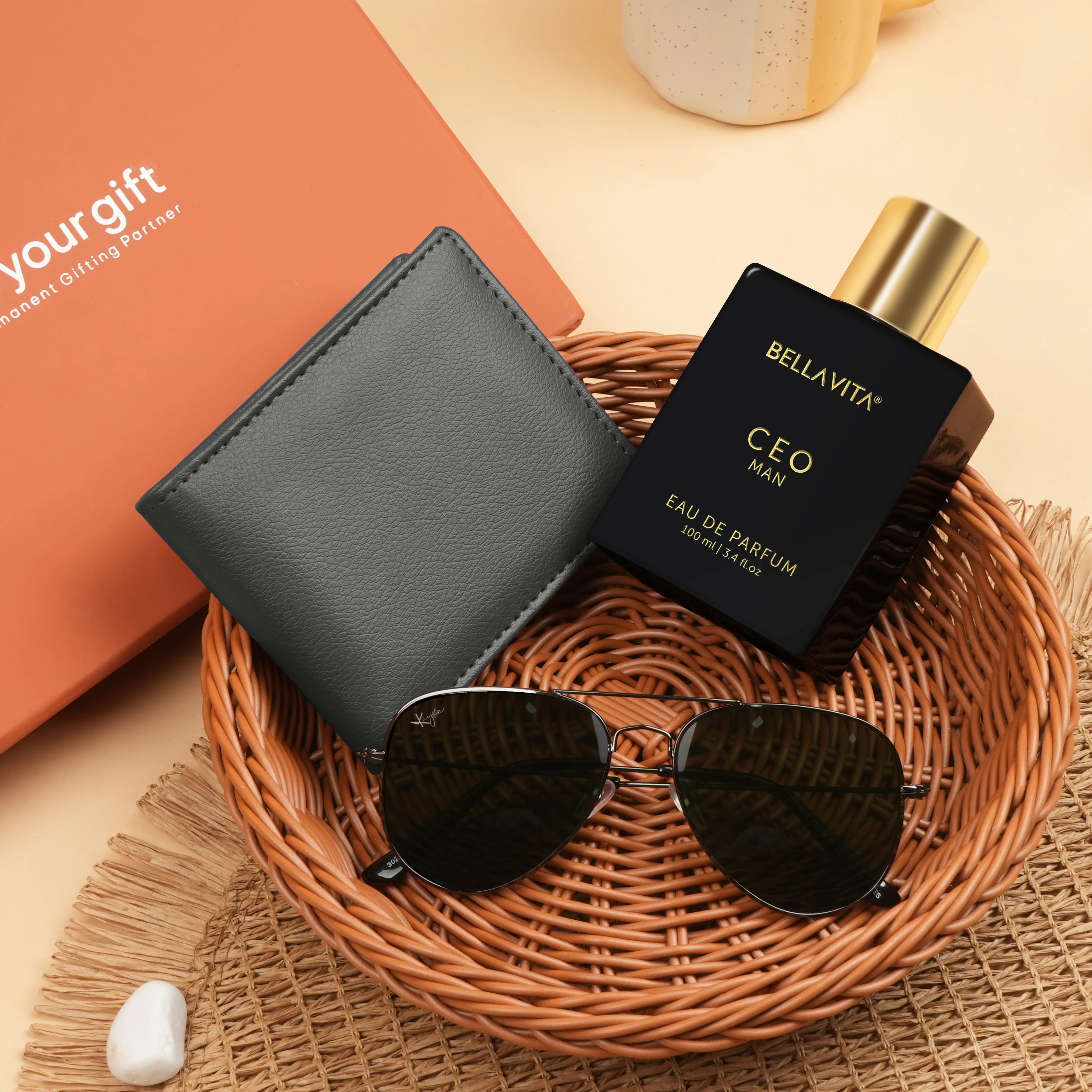 Wallet Sunglasses And Perfume Gift Hamper