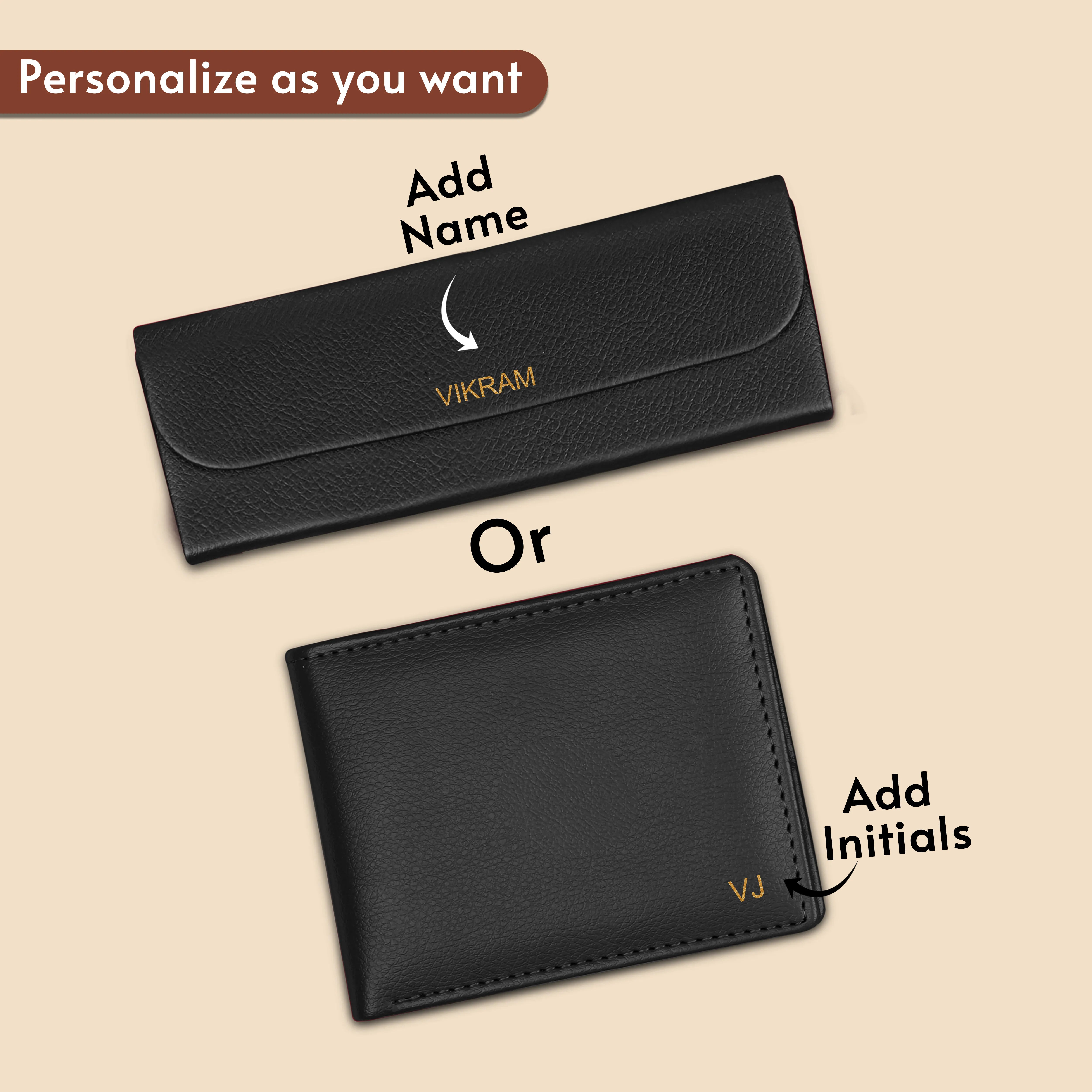 Wallet & Eyewear Case Combo
