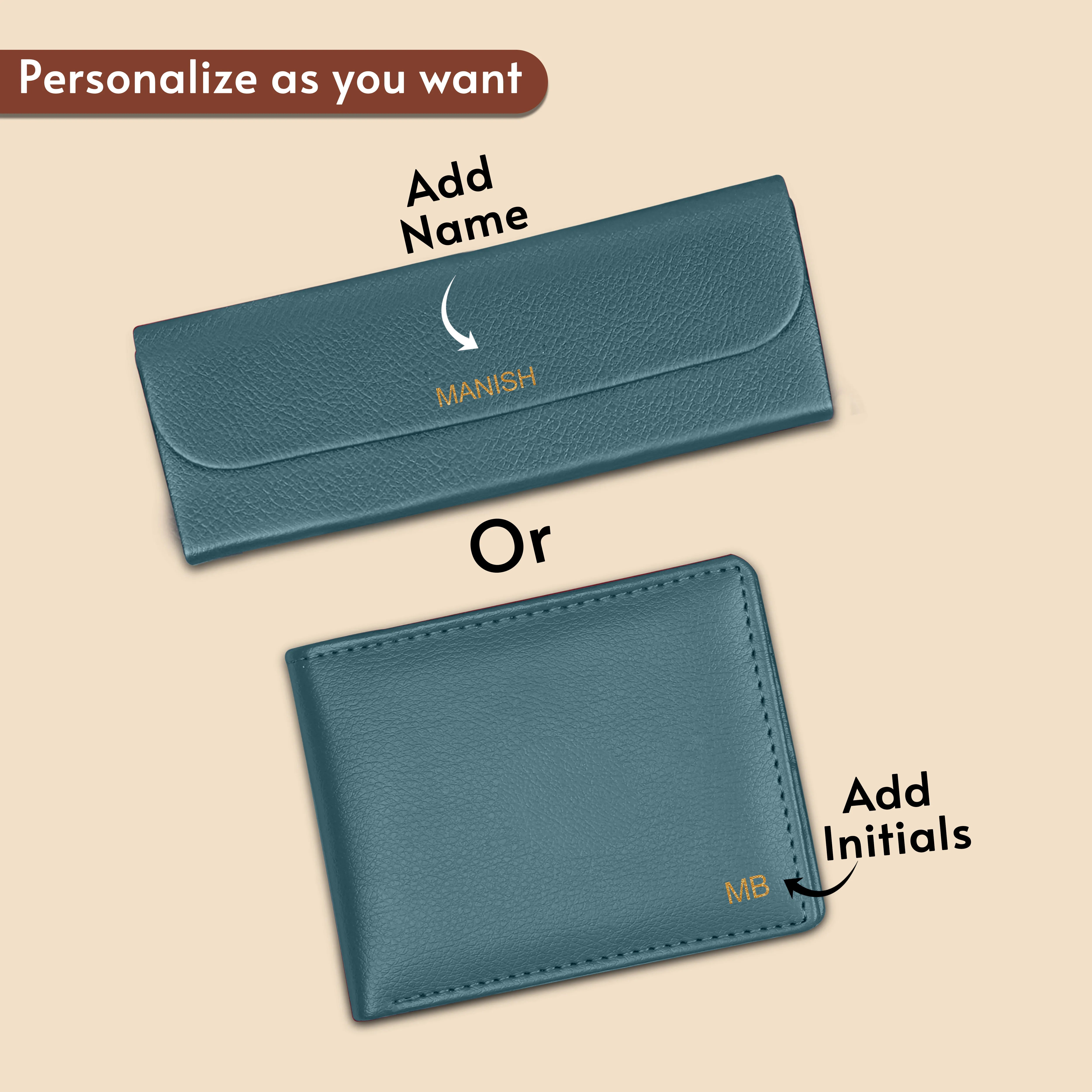 Wallet & Eyewear Case Combo