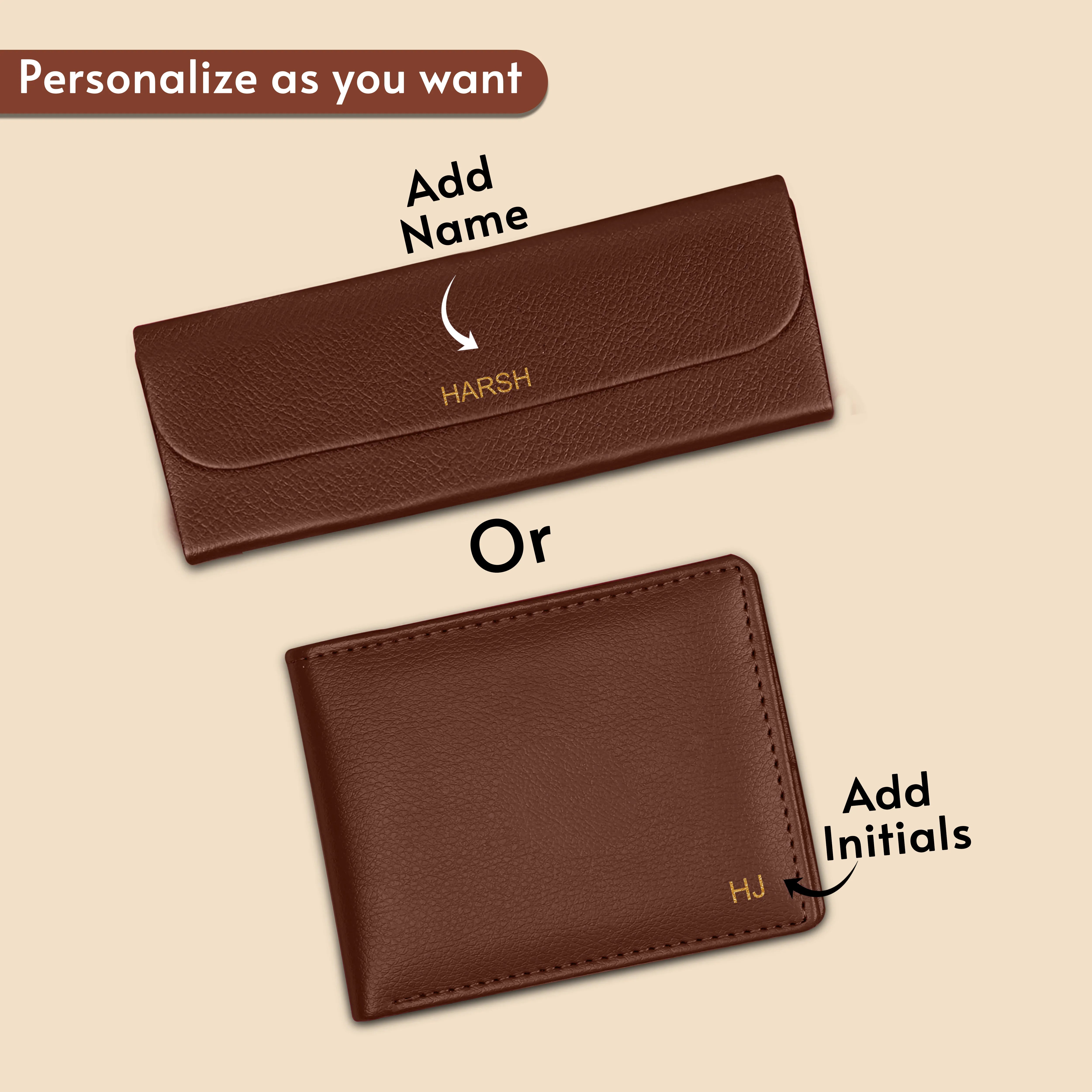 Wallet & Eyewear Case Combo