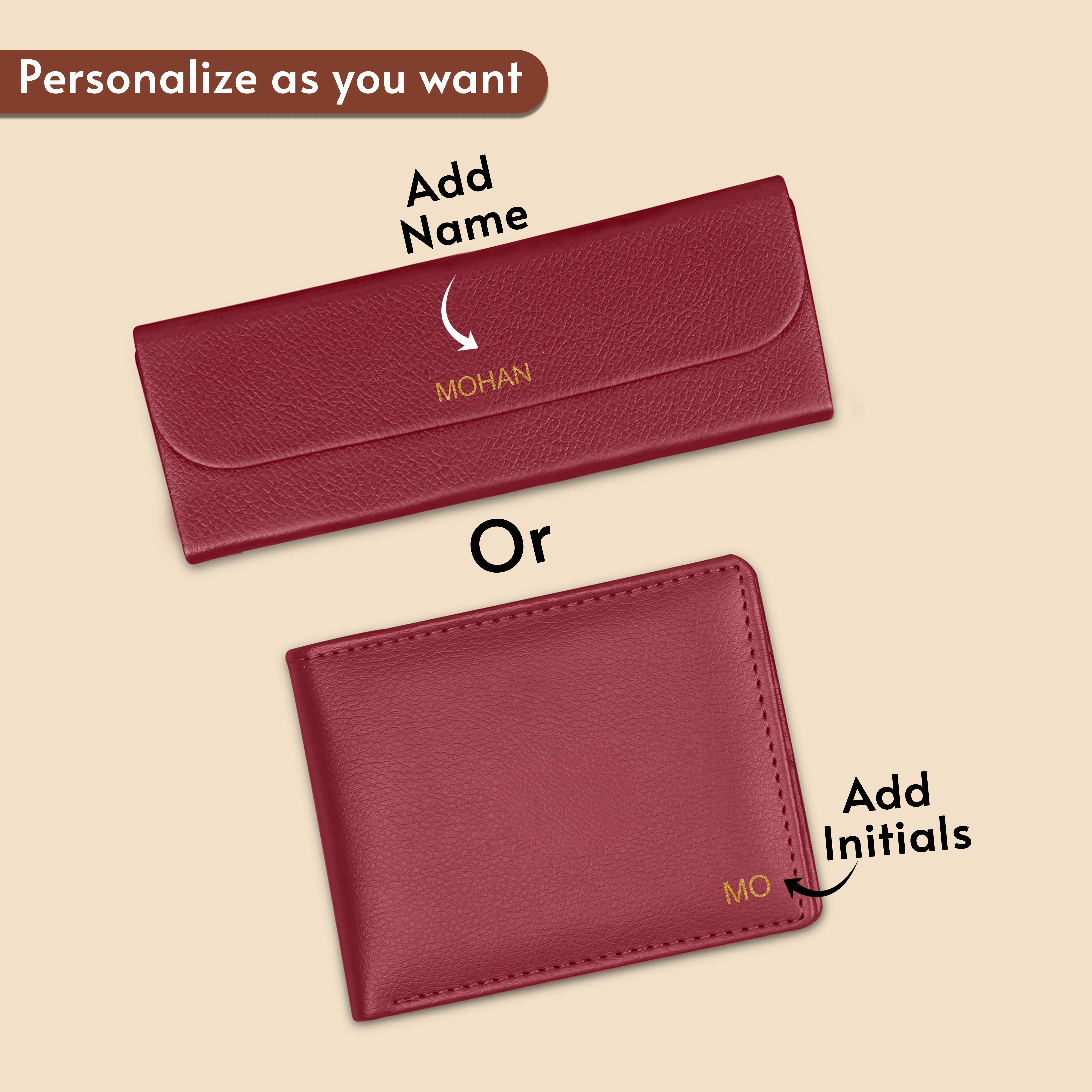 Wallet & Eyewear Case Combo