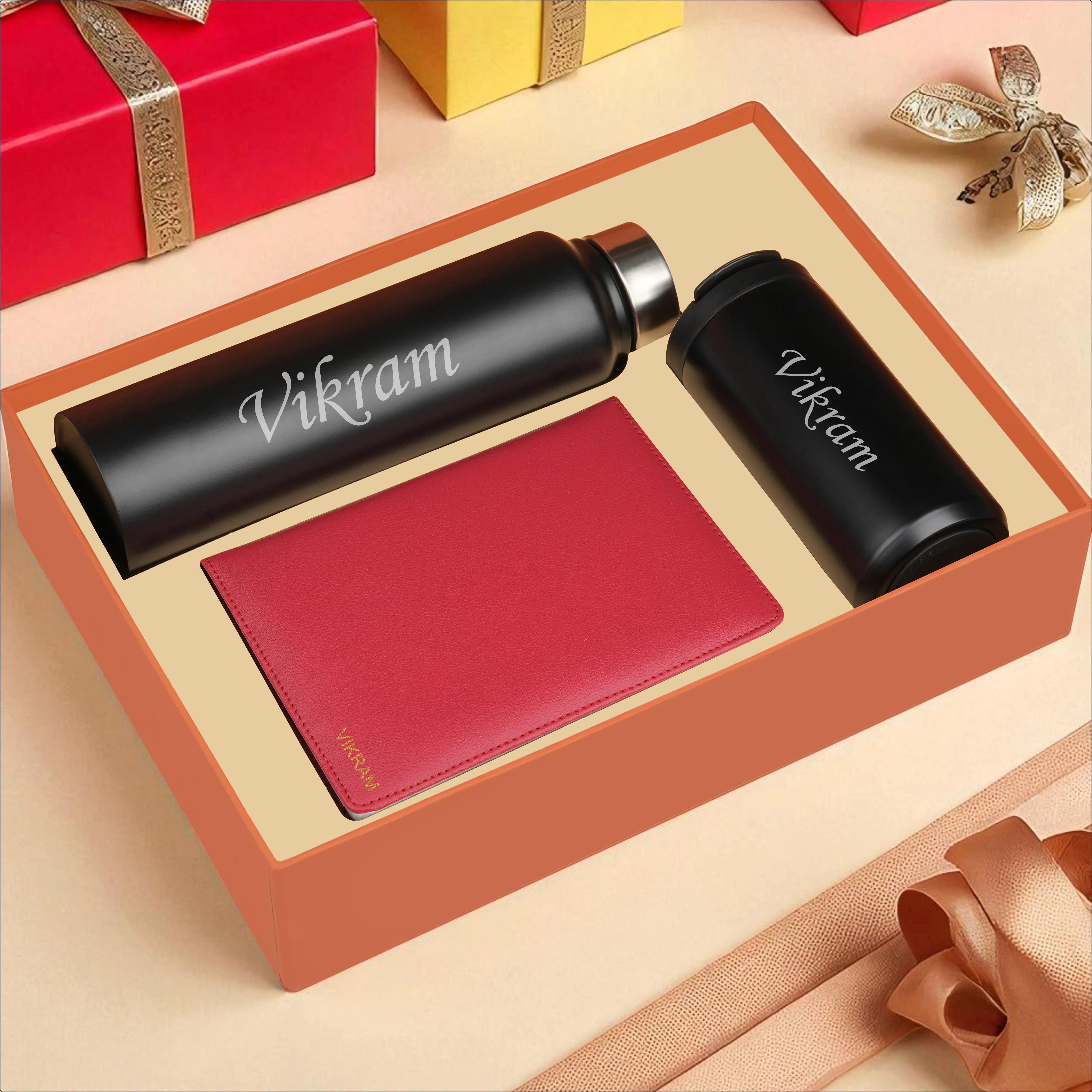 Diary Bottle & Tumbler Gift Hamper