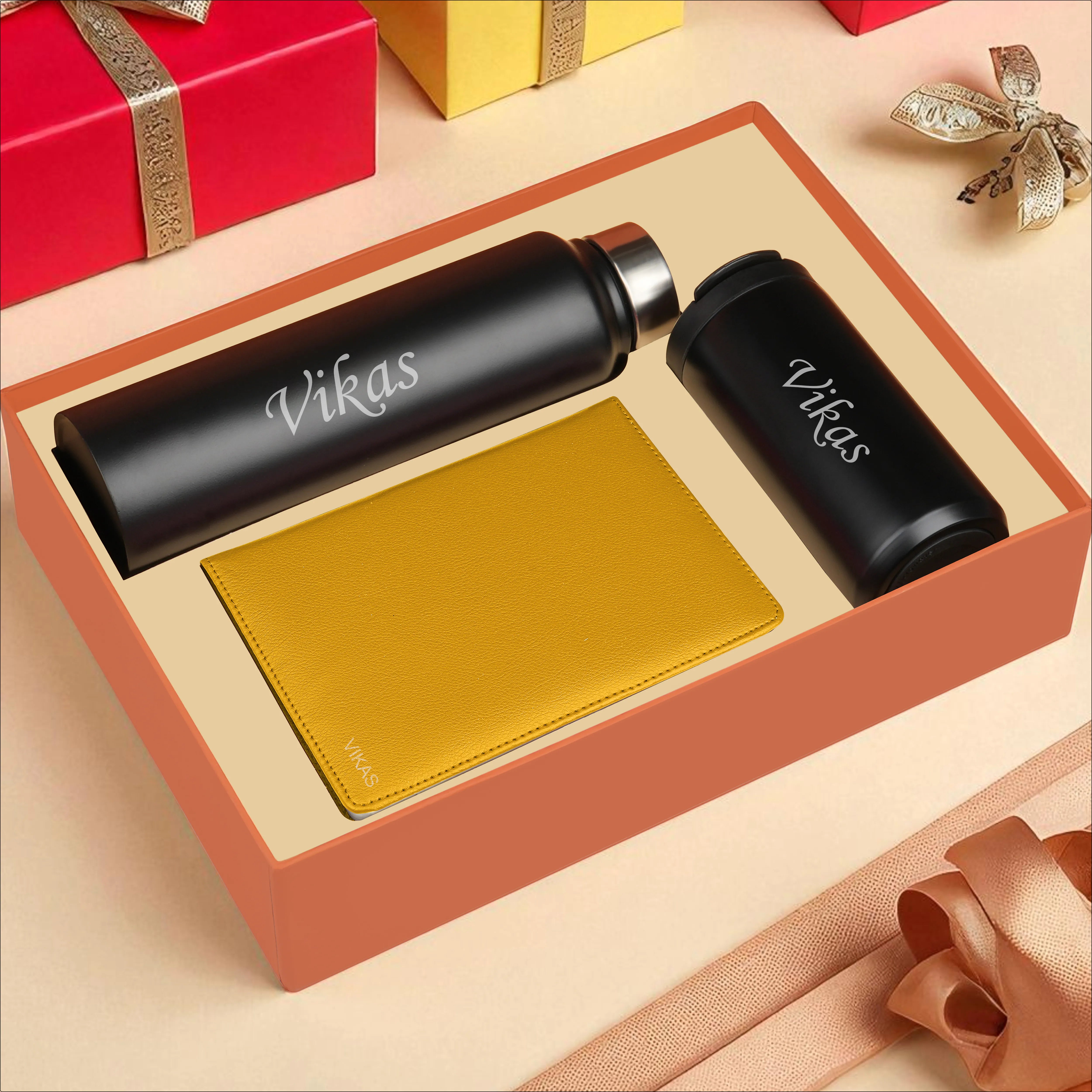 Diary Bottle & Tumbler Gift Hamper
