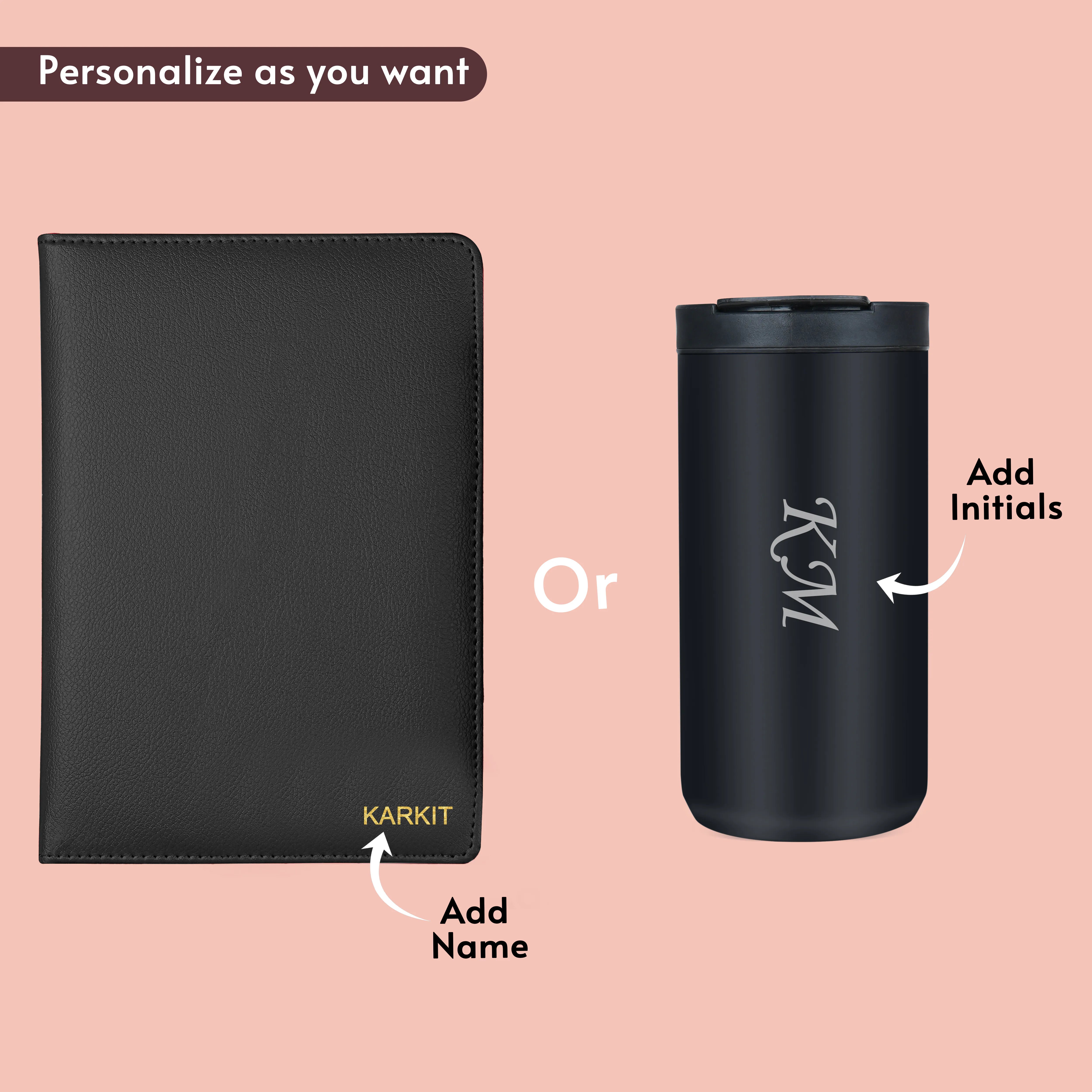 Diary Bottle & Tumbler Gift Hamper