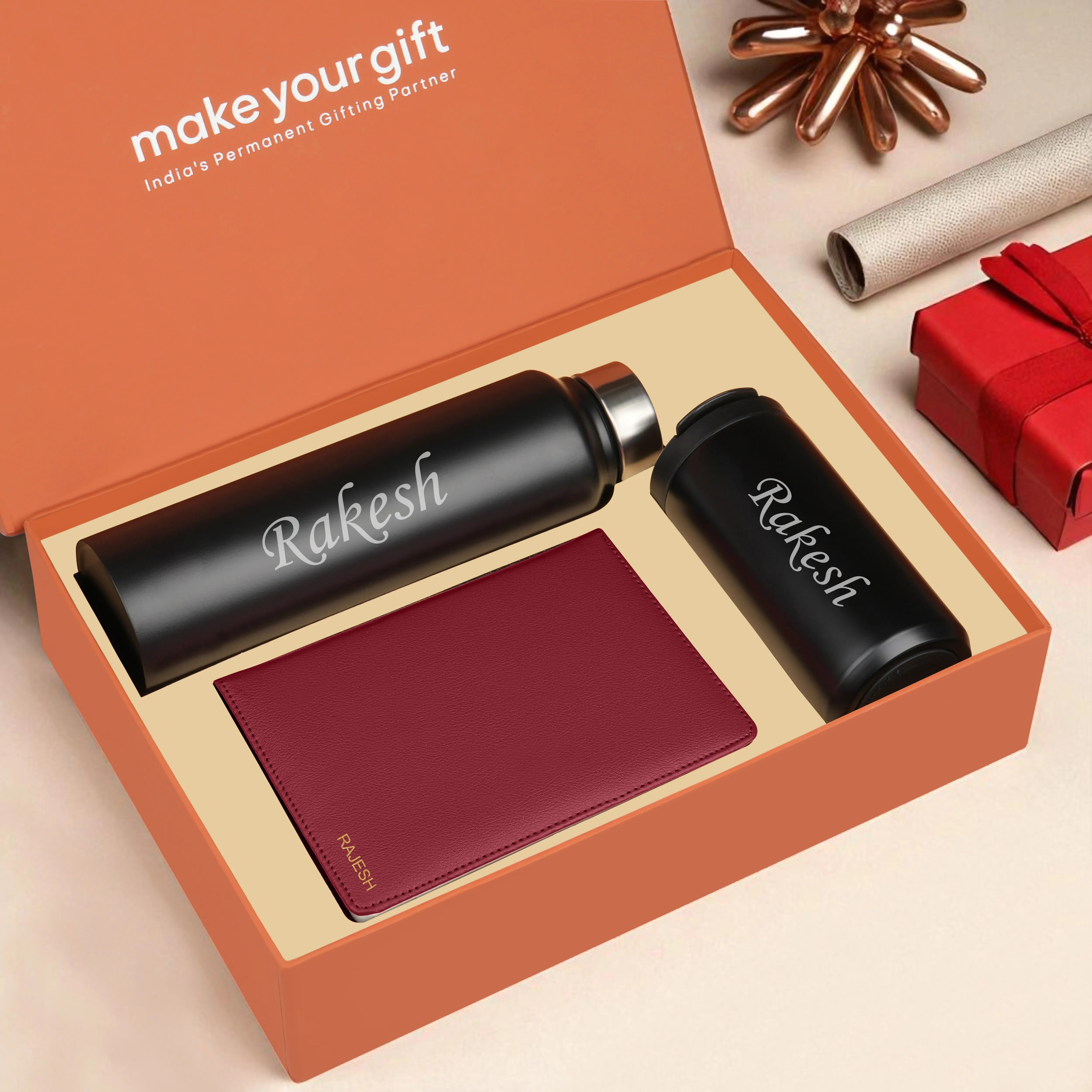 Diary Bottle & Tumbler Gift Hamper